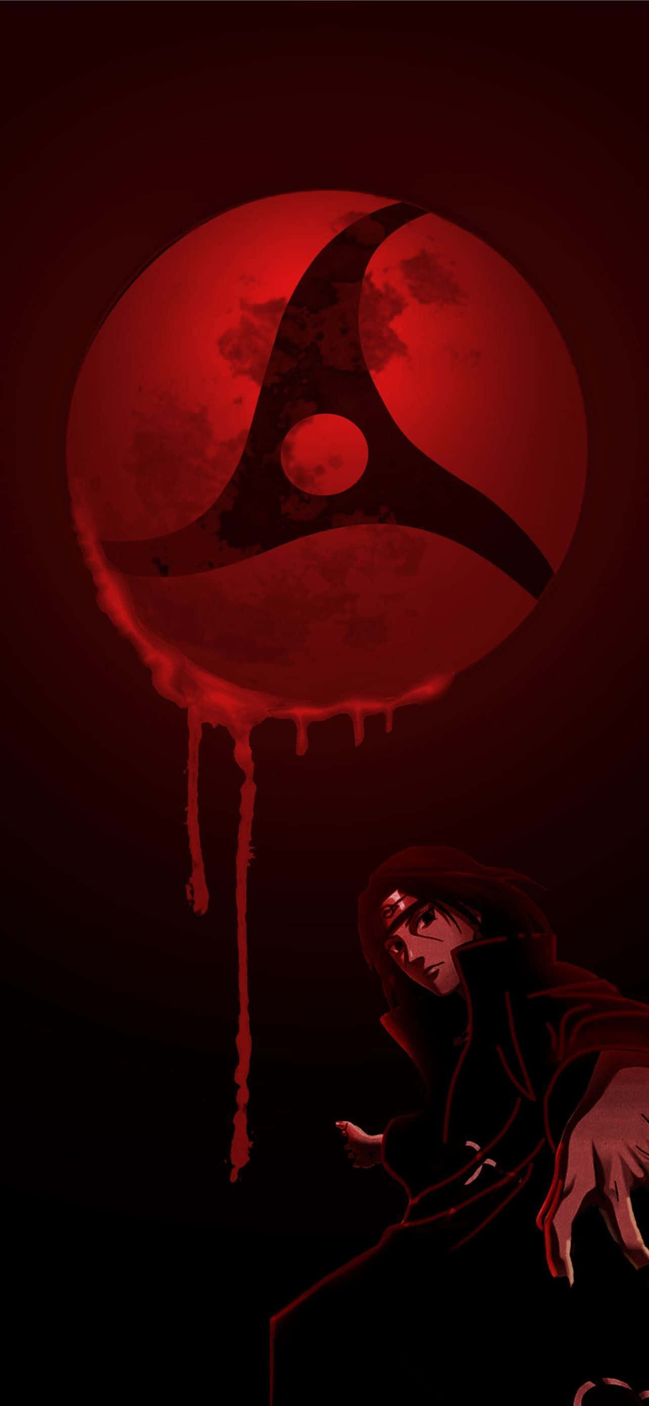 Itachi Mangekyou Sharingan Sangrante Teléfono Rojo Fondos de pantalla
