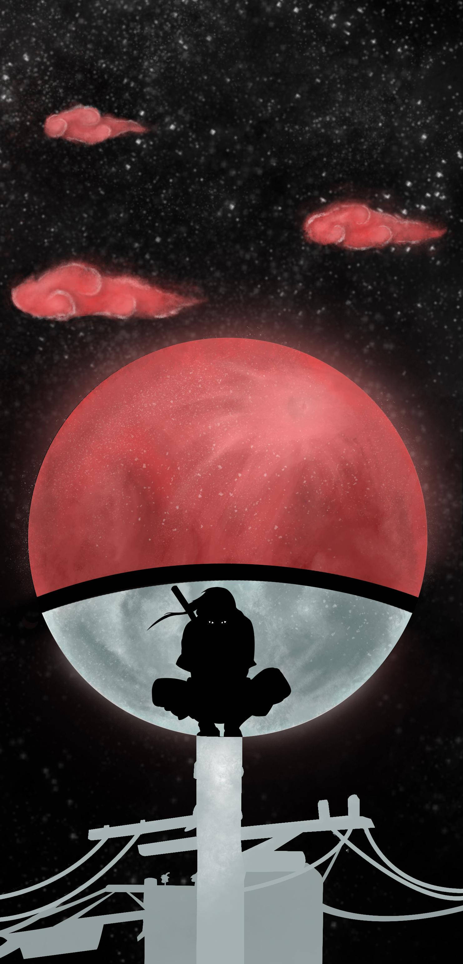 Itachi Uchiha de Naruto Pokebola para Teléfono Fondos de pantalla