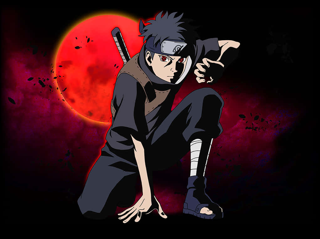 Itachi Uchiha Fondo de Luna Roja Fondos de pantalla