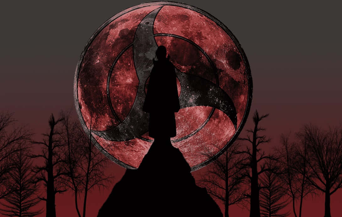 Itachi Uchiha Mirando el Cielo Nocturno Fondos de pantalla