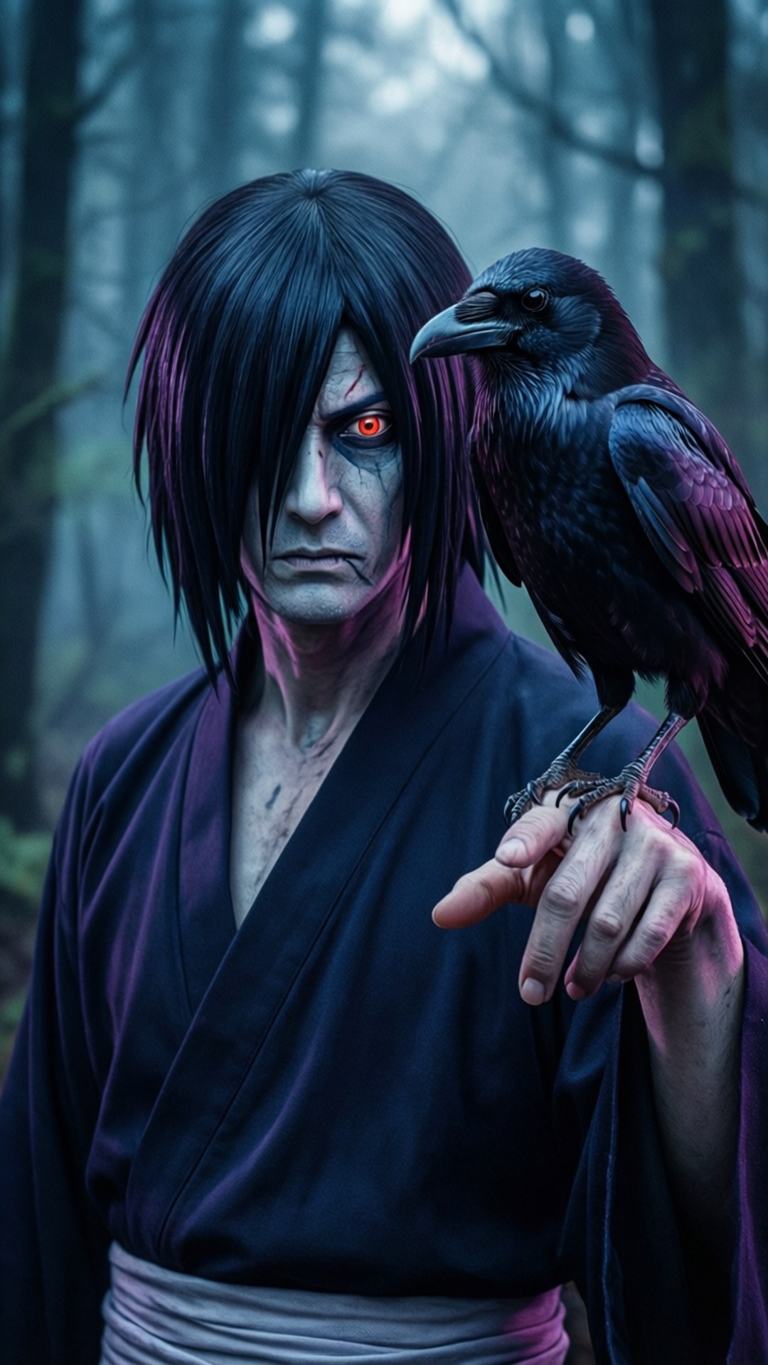 Itachi y el Cuervo Fondos de pantalla