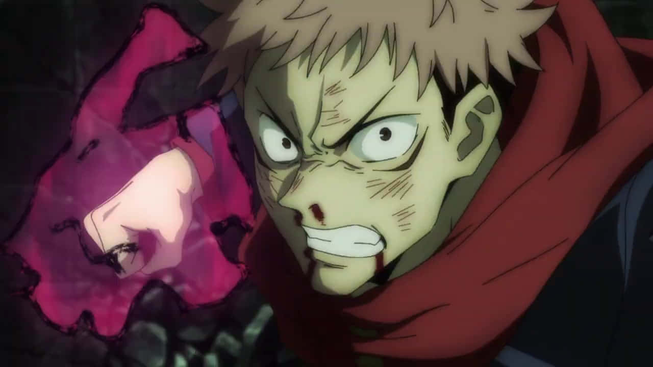 Itadori Yuji Golpe de Aura Furioso Fondos de pantalla