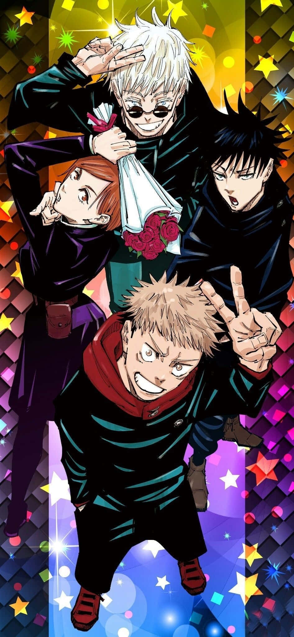 Itadori Yuji JJK Equipo Gojo Megumi Nobara Fondos de pantalla