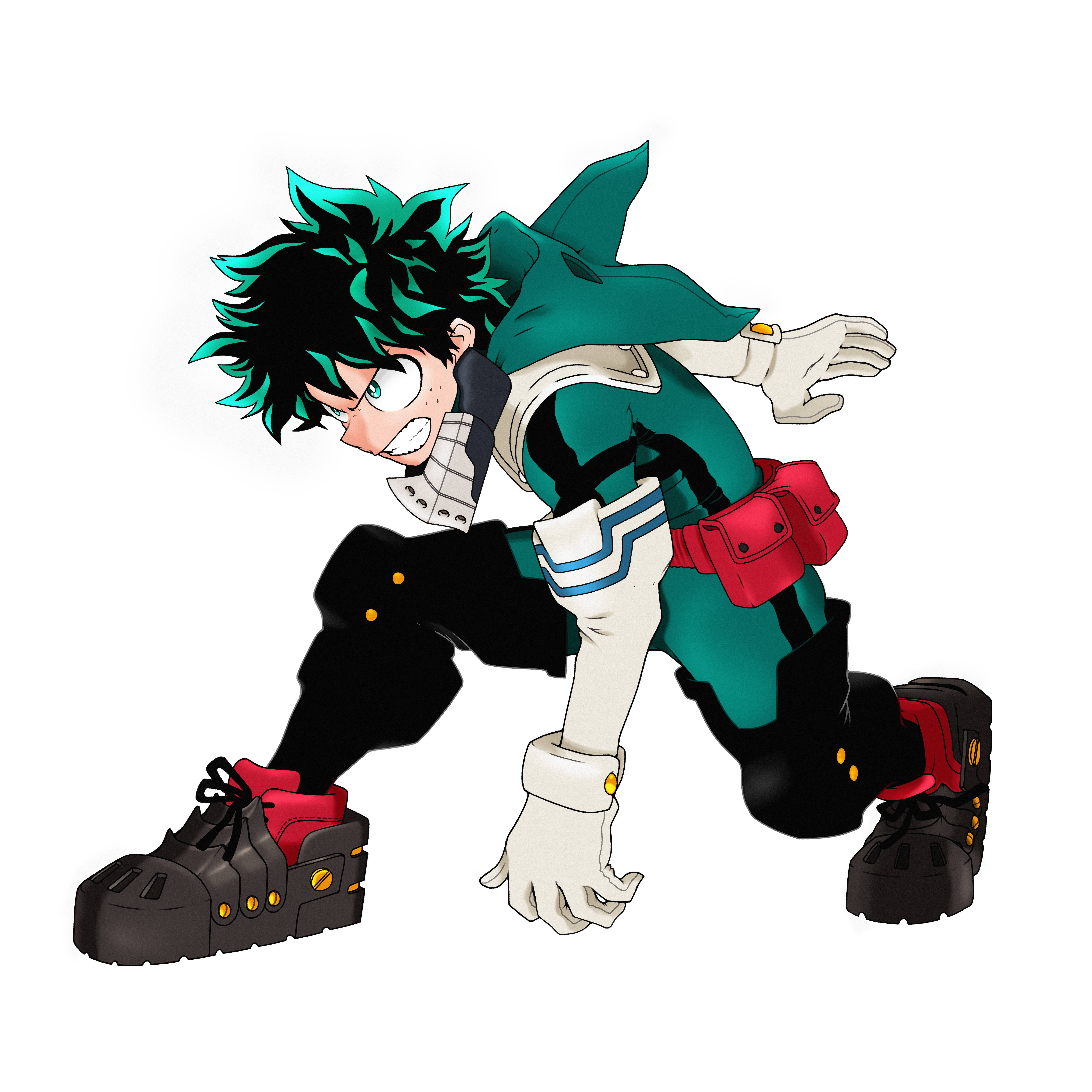 Izuku Midoriya Agachado 4K Fondos de pantalla