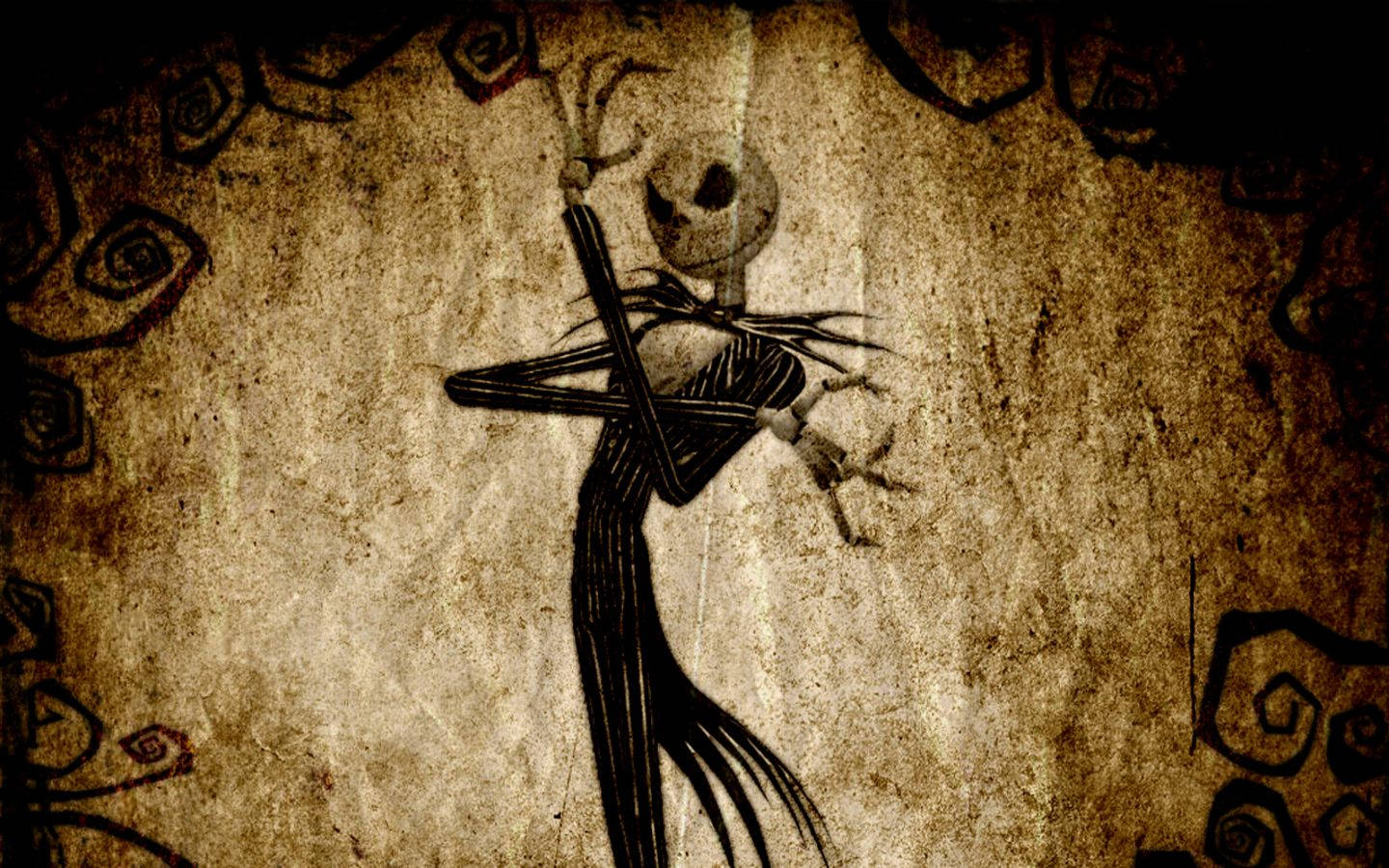 Jack Skellington Grunge de Halloween
