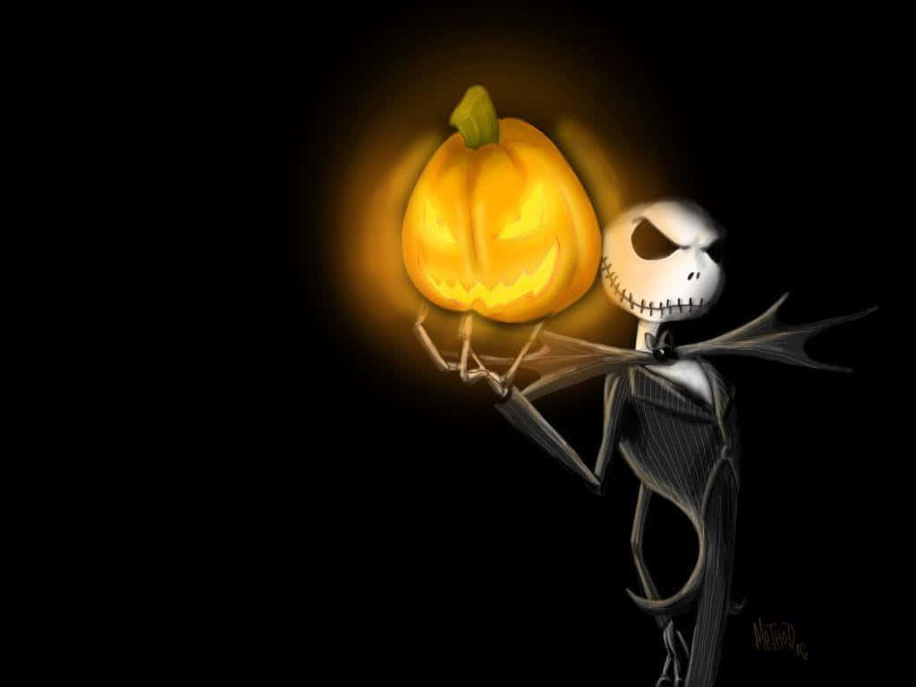 "Jack Skellington, el Rey de la Ciudad de Halloween, de El extraño mundo de Jack de Tim Burton" Fondos de pantalla