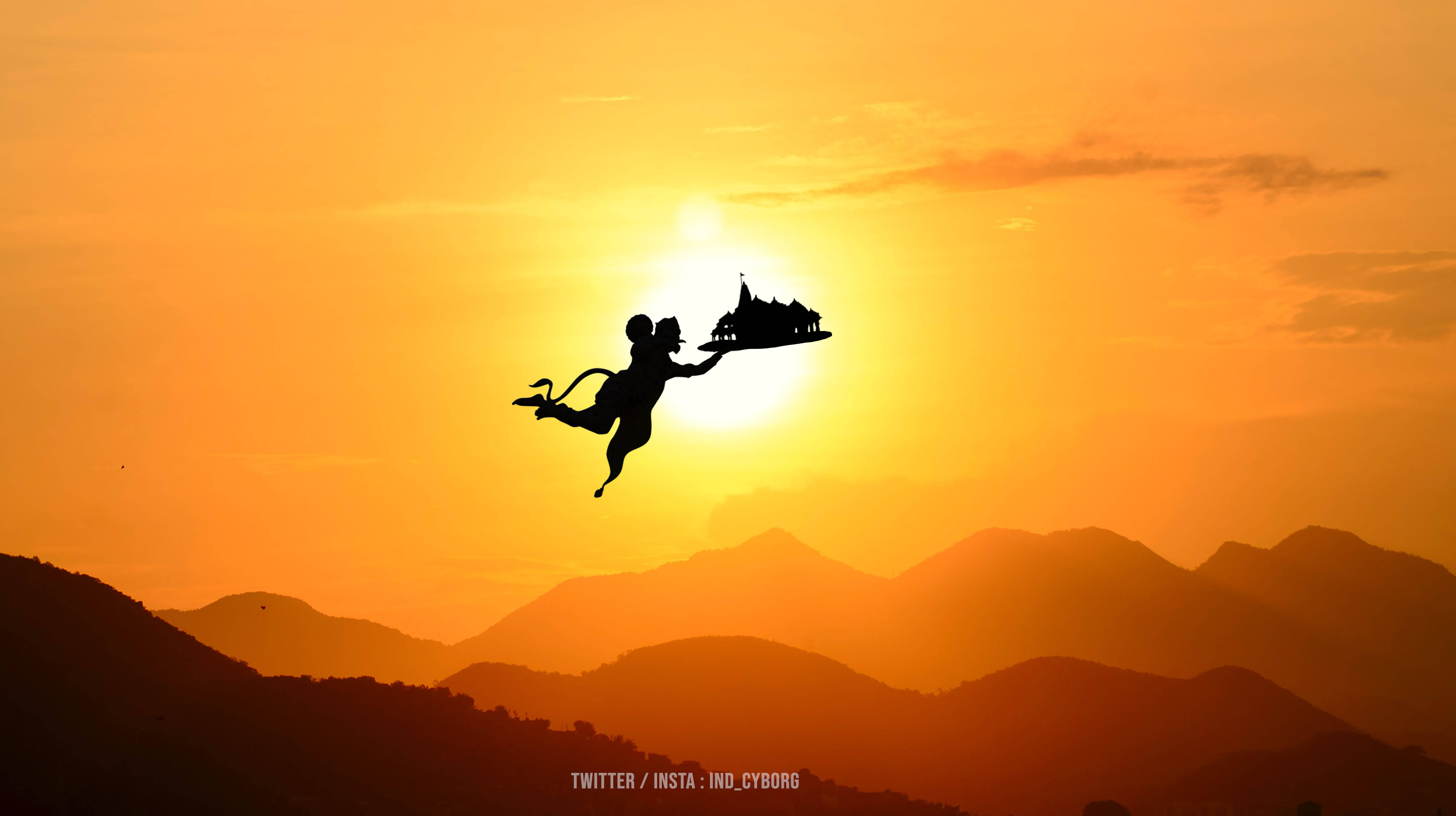 Jai Shree Ram HD Volador Fondos de pantalla
