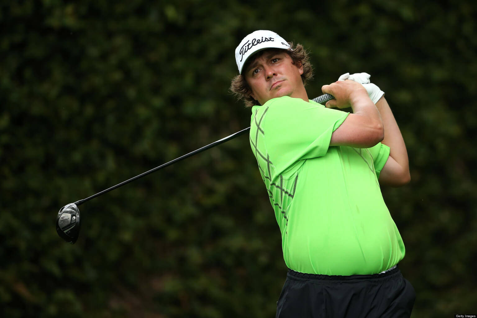 Jason Dufner vistiendo camisa verde neón Fondos de pantalla