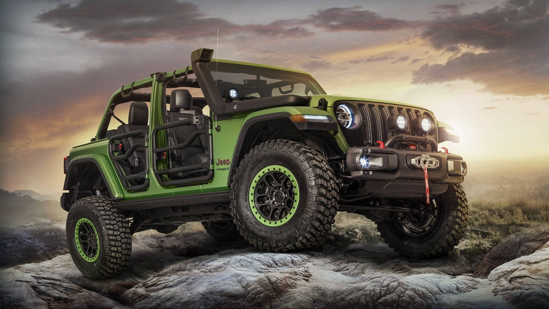 Jeep Thar Verde 4K Fondos de pantalla