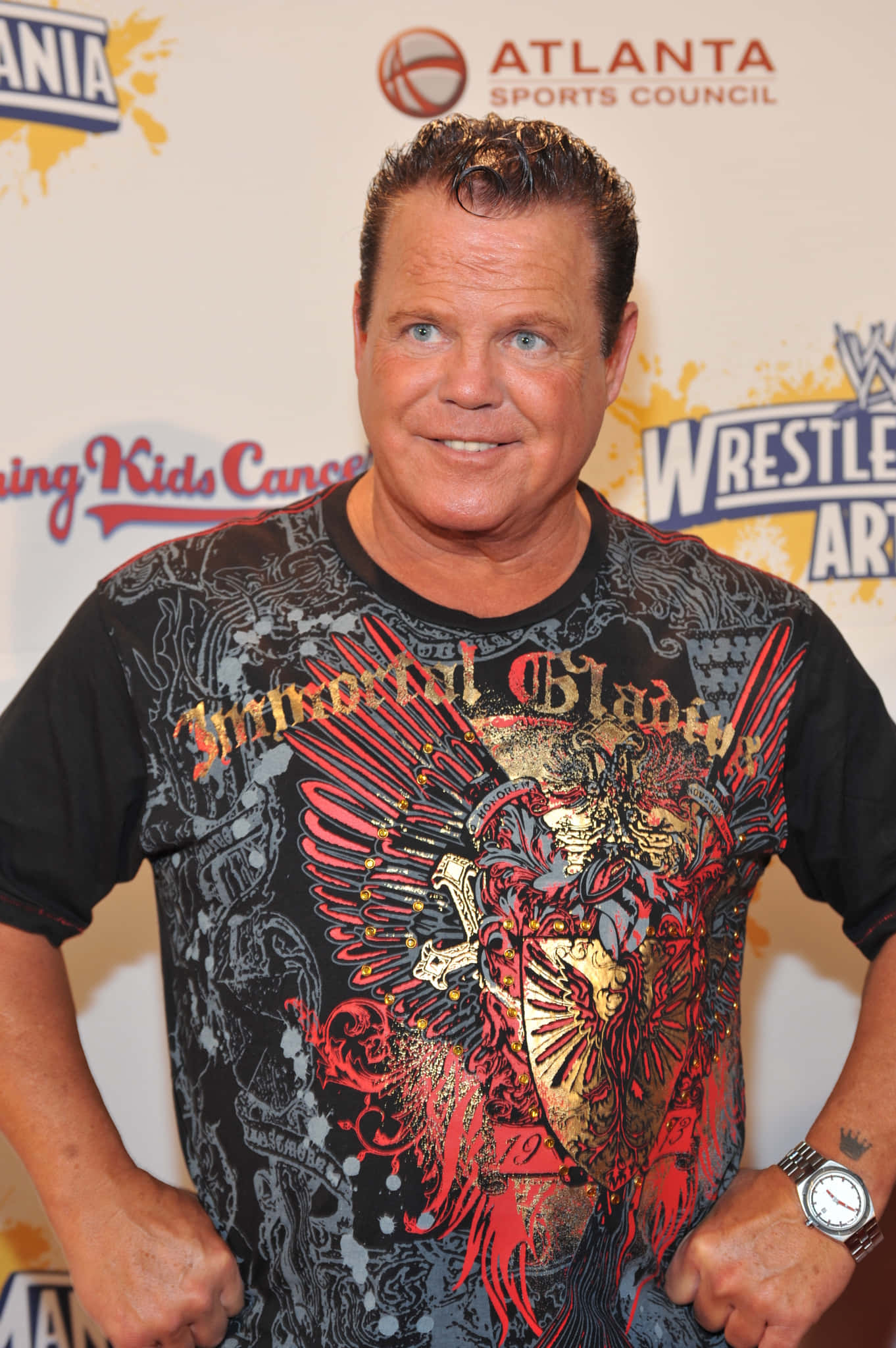Jerry Lawler en la Exhibición de Arte de WrestleMania 2011 Fondos de pantalla