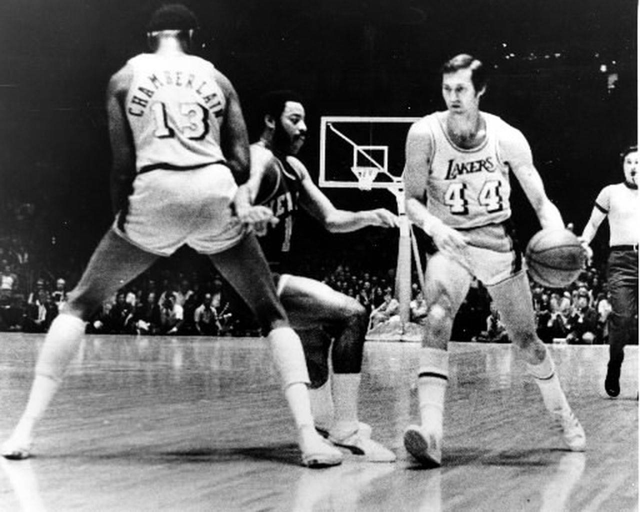 Jerry West Walt Frazier Partido Finales NBA 1972 Fondos de pantalla