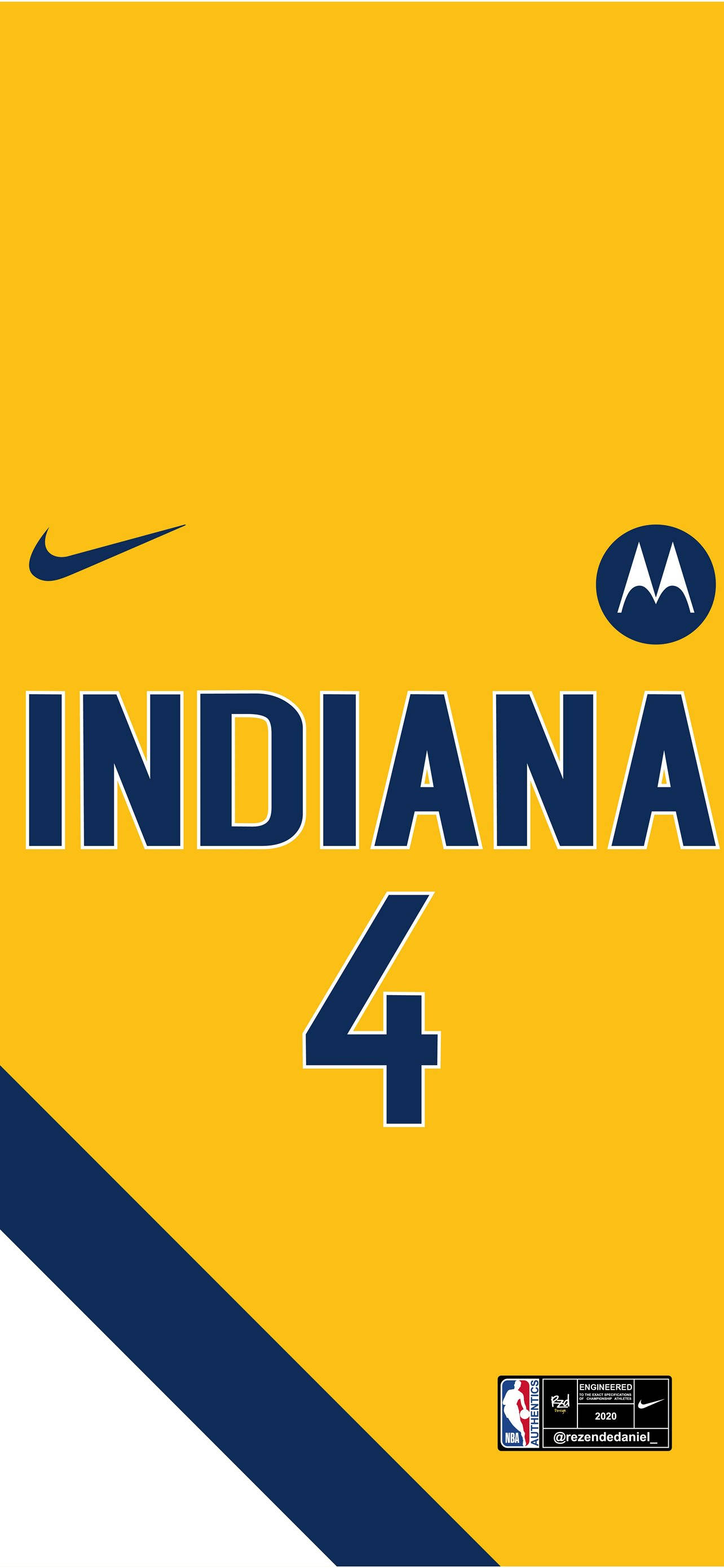 Jersey de Indiana Pacers en Arte Vectorial Fondos de pantalla