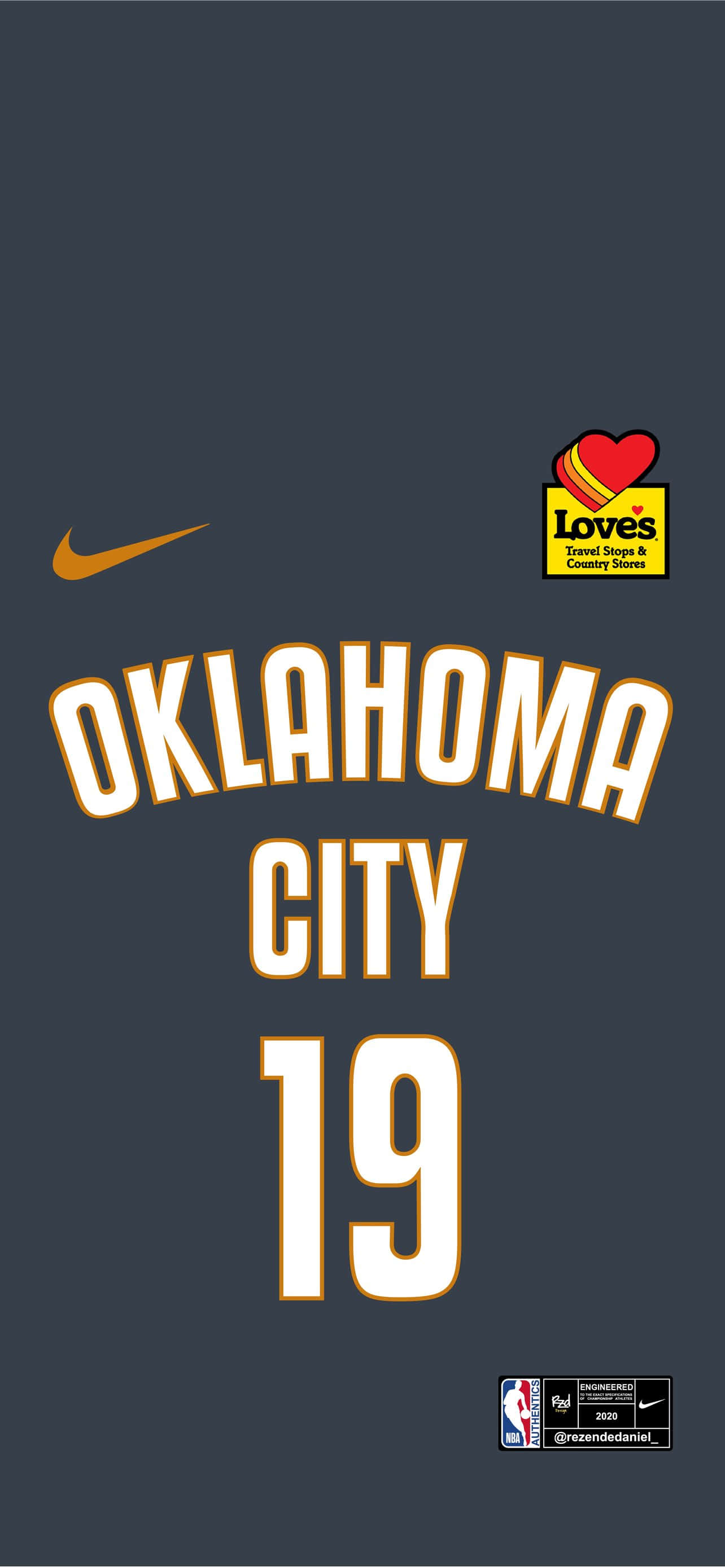 Jersey Número 19 de Oklahoma City Thunders Fondos de pantalla