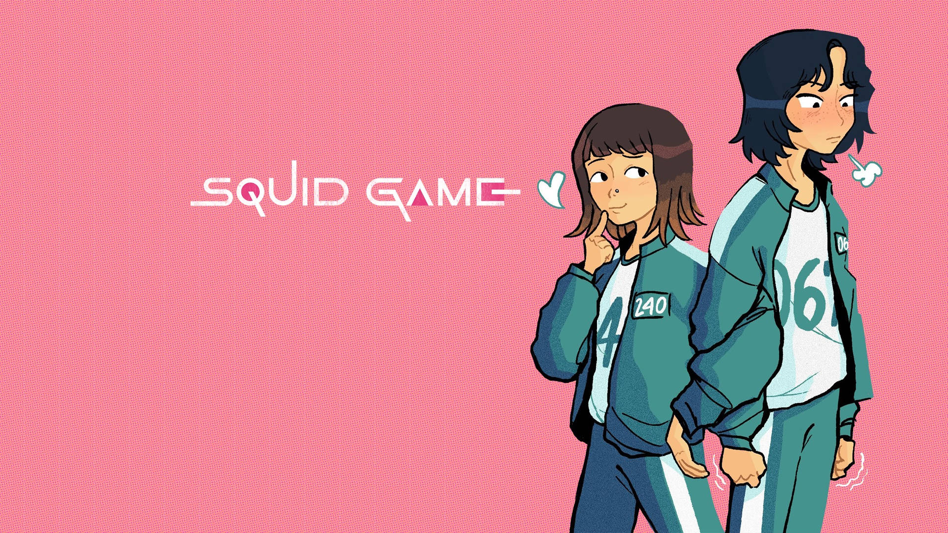 Ji Yeong y 067 de Squid Game Fondos de pantalla