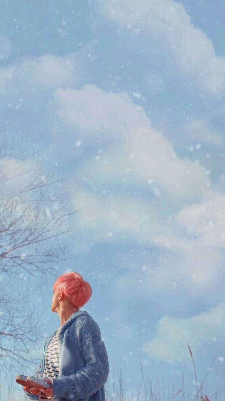 Jimin de BTS sosteniendo un corazón estético Fondos de pantalla