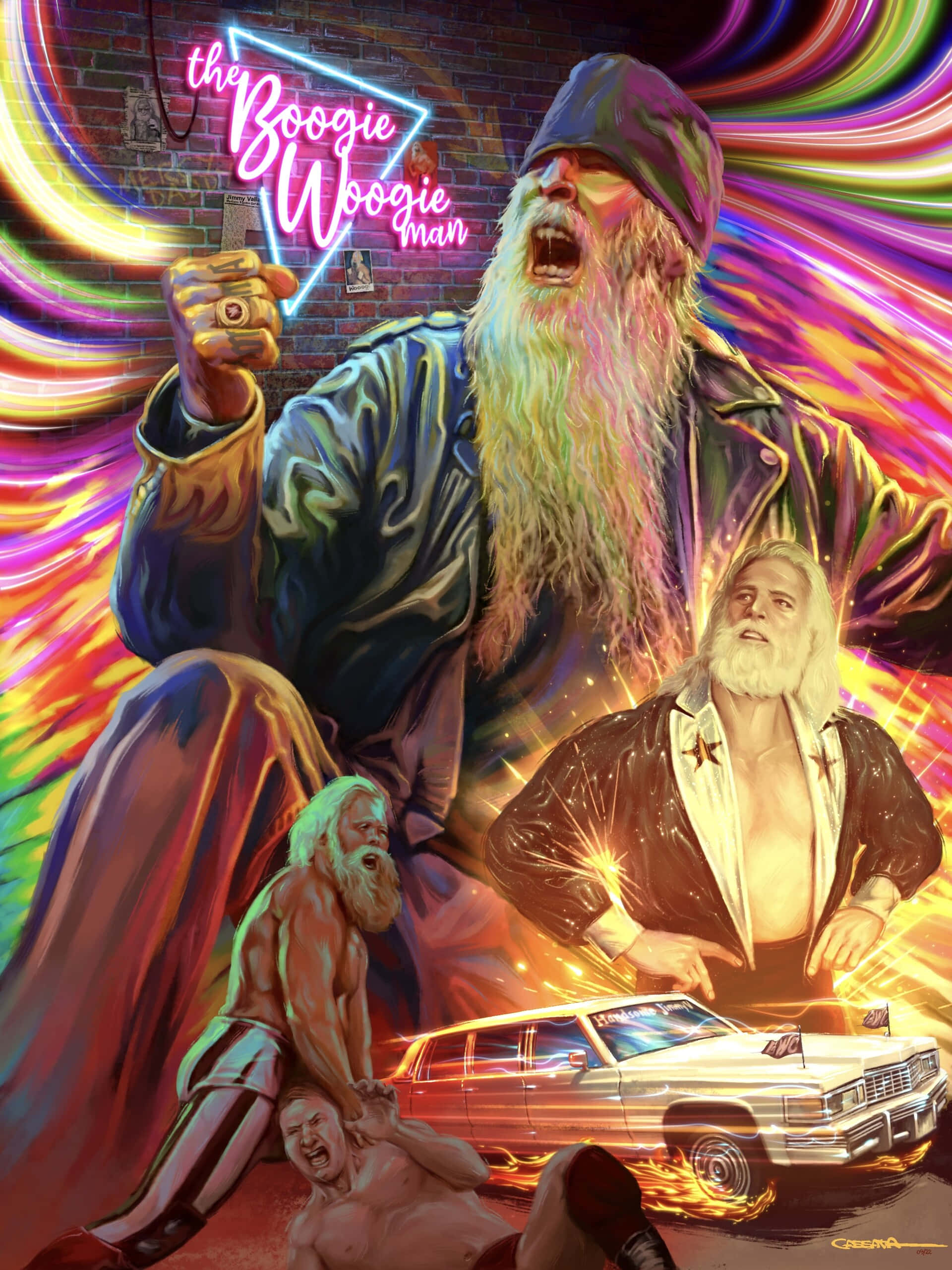 Jimmy Valiant Leyenda Icónica de la Lucha Libre WWF Fondos de pantalla
