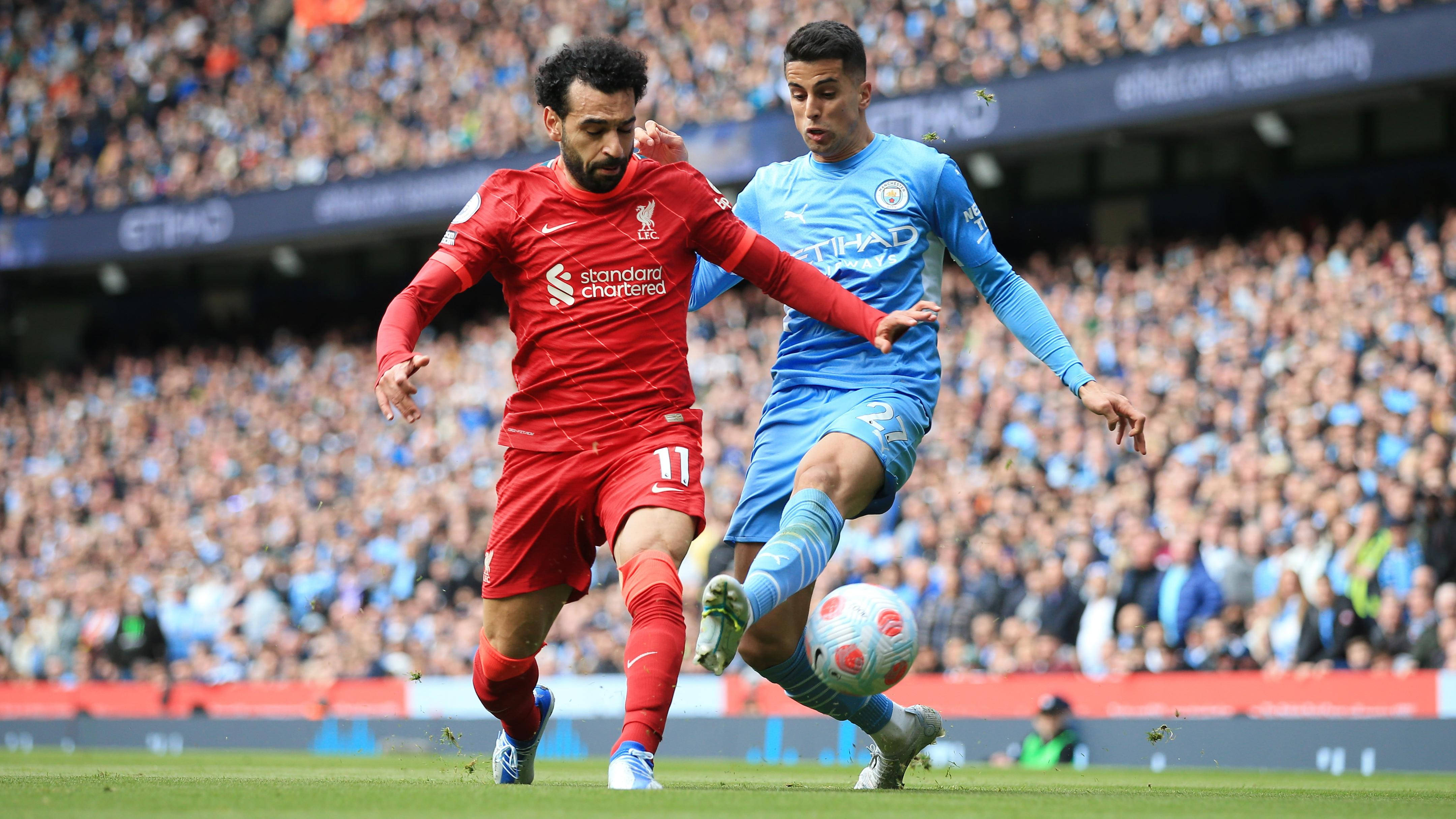 Joao Cancelo contra Mohamed Salah Fondos de pantalla