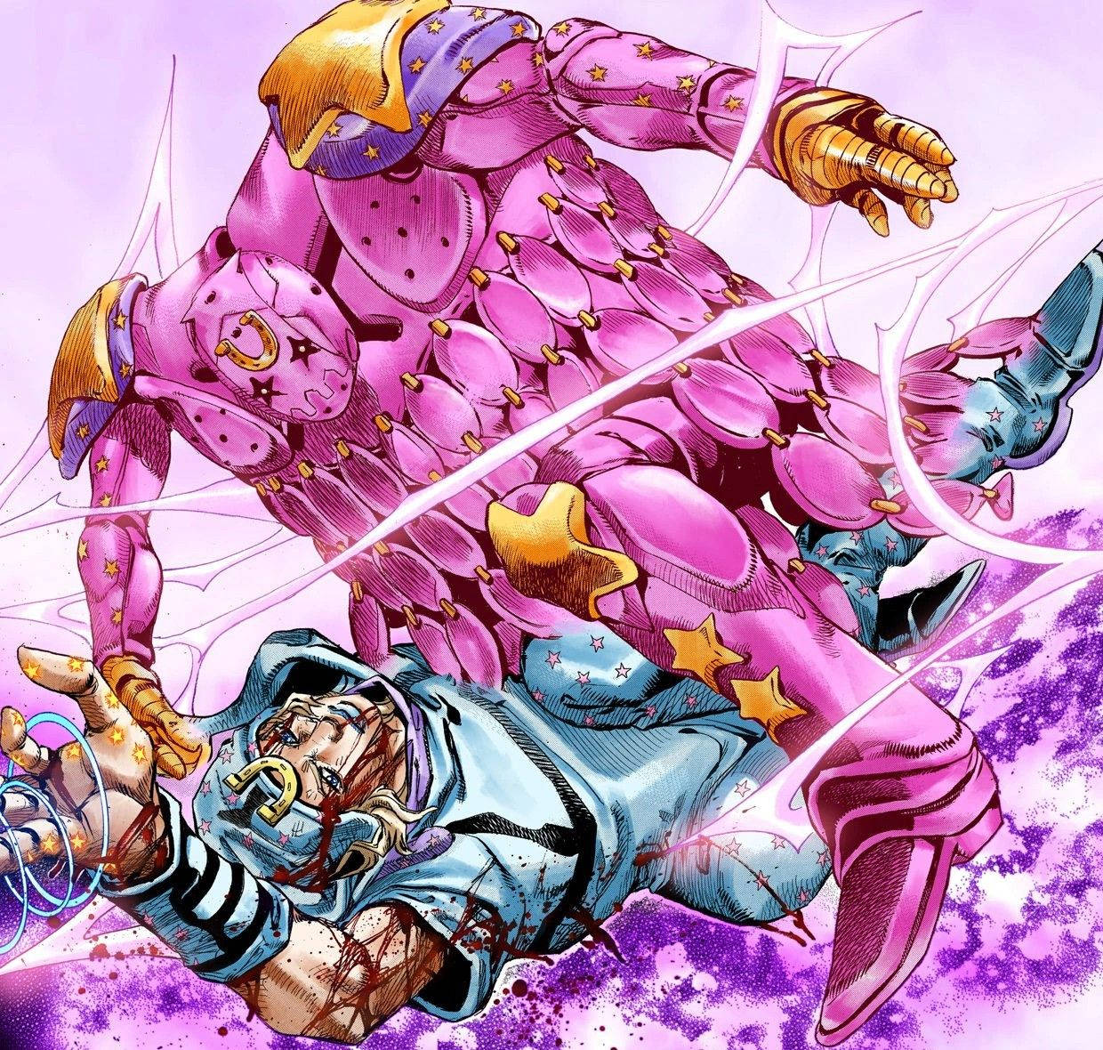 Johnny Joestar invocando a Tusk Act 4 Fondos de pantalla