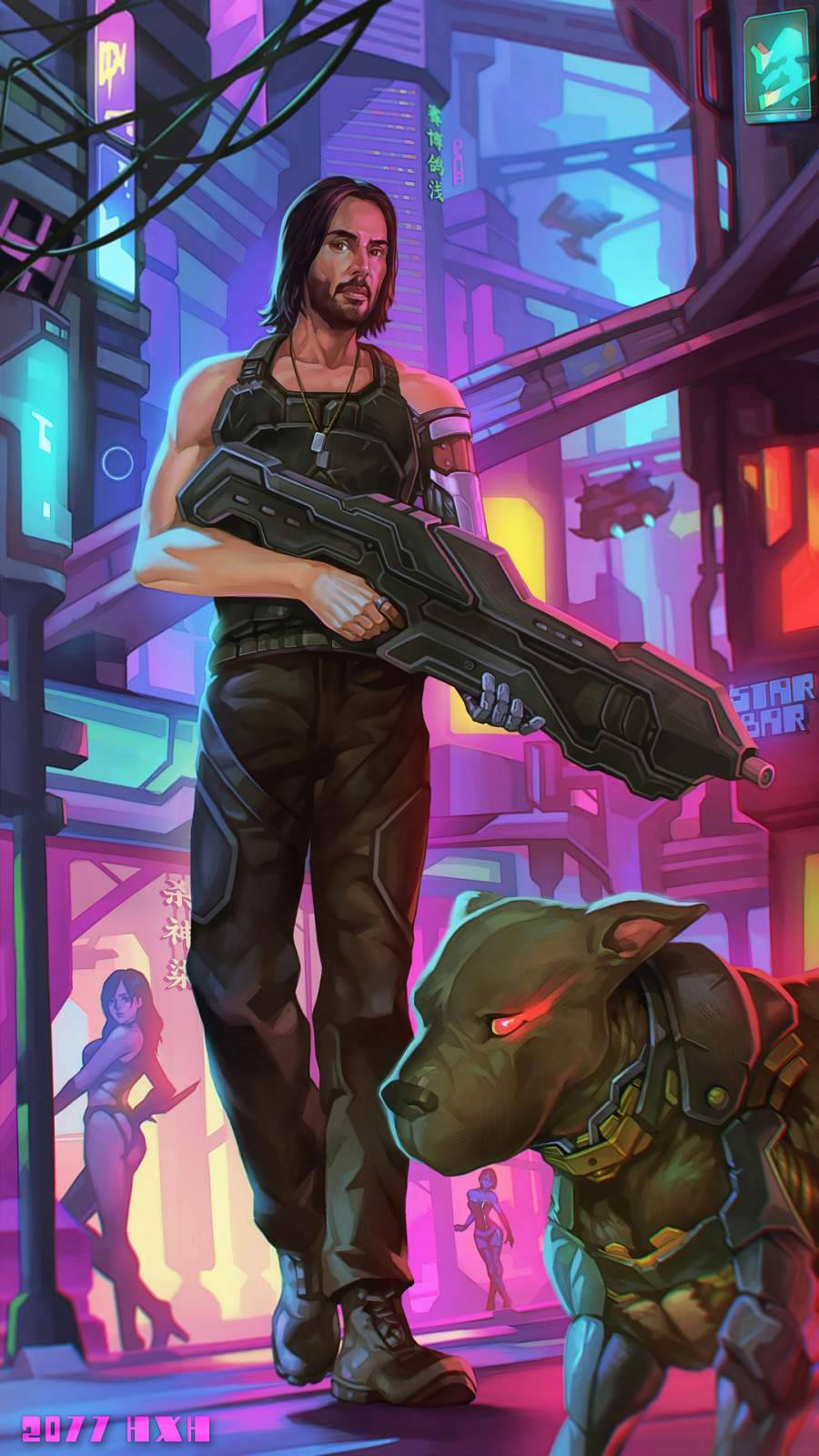 Johnny Silverhand Cyberpunk 2077 para iPhone Fondos de pantalla