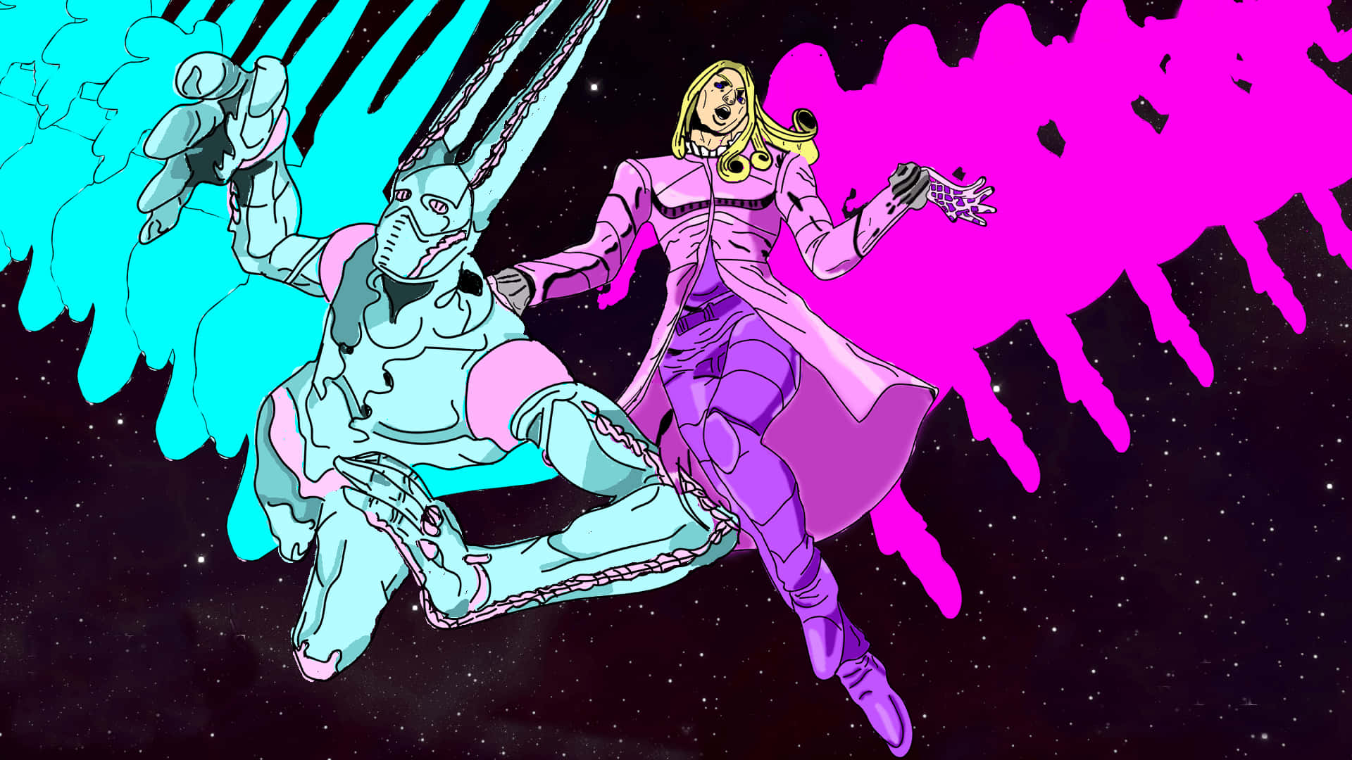 JoJo's Bizarre Adventure Manga Funny Valentine y D4C Fondos de pantalla