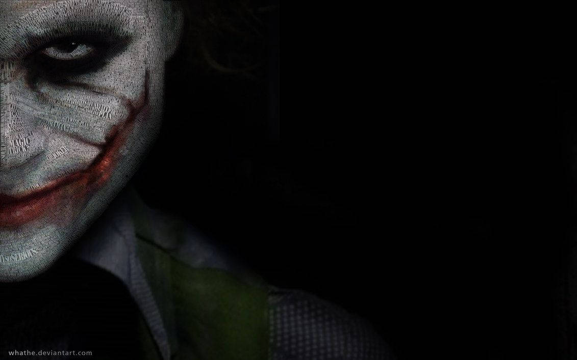 Fondo de Pantalla de Joker de Medio Rostro Aterrador