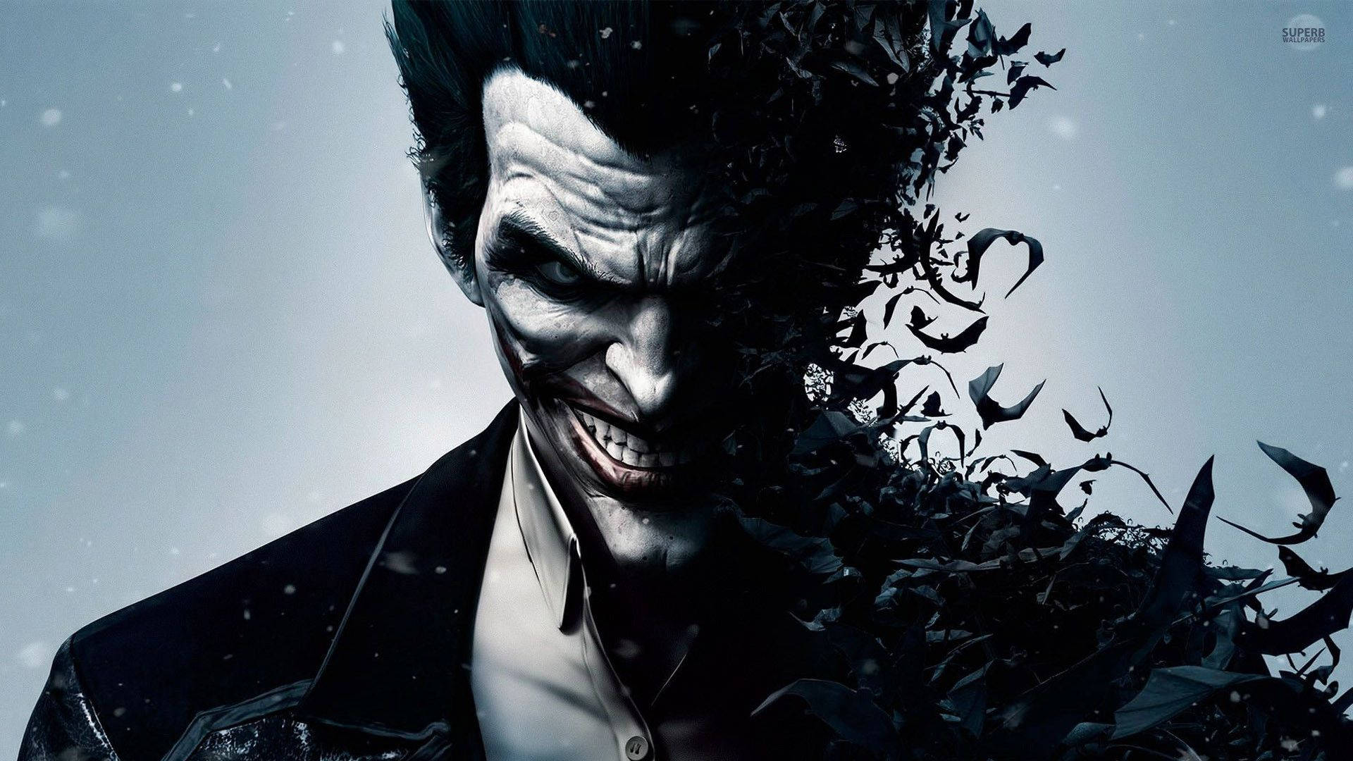 Fondo de pantalla de Joker Disolviéndose en Murciélagos