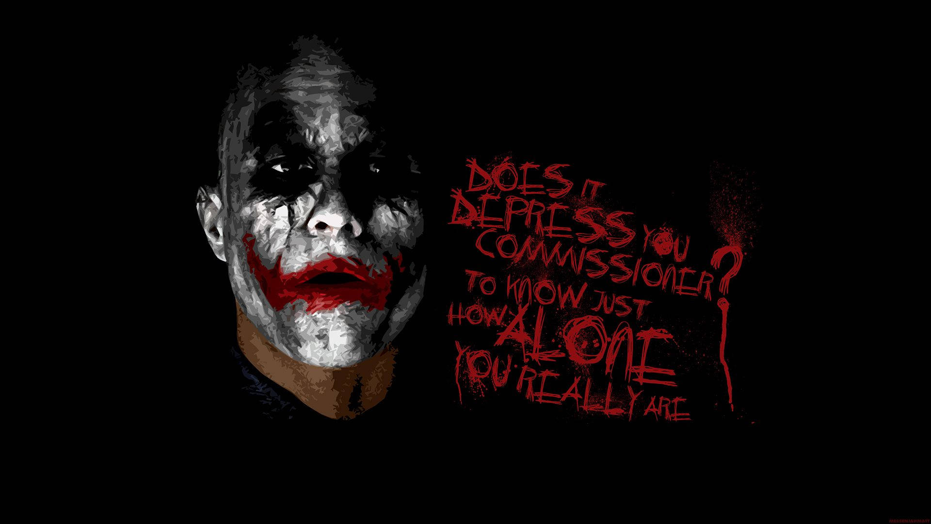 Fondo de pantalla de Joker Hablando con el Comisionado