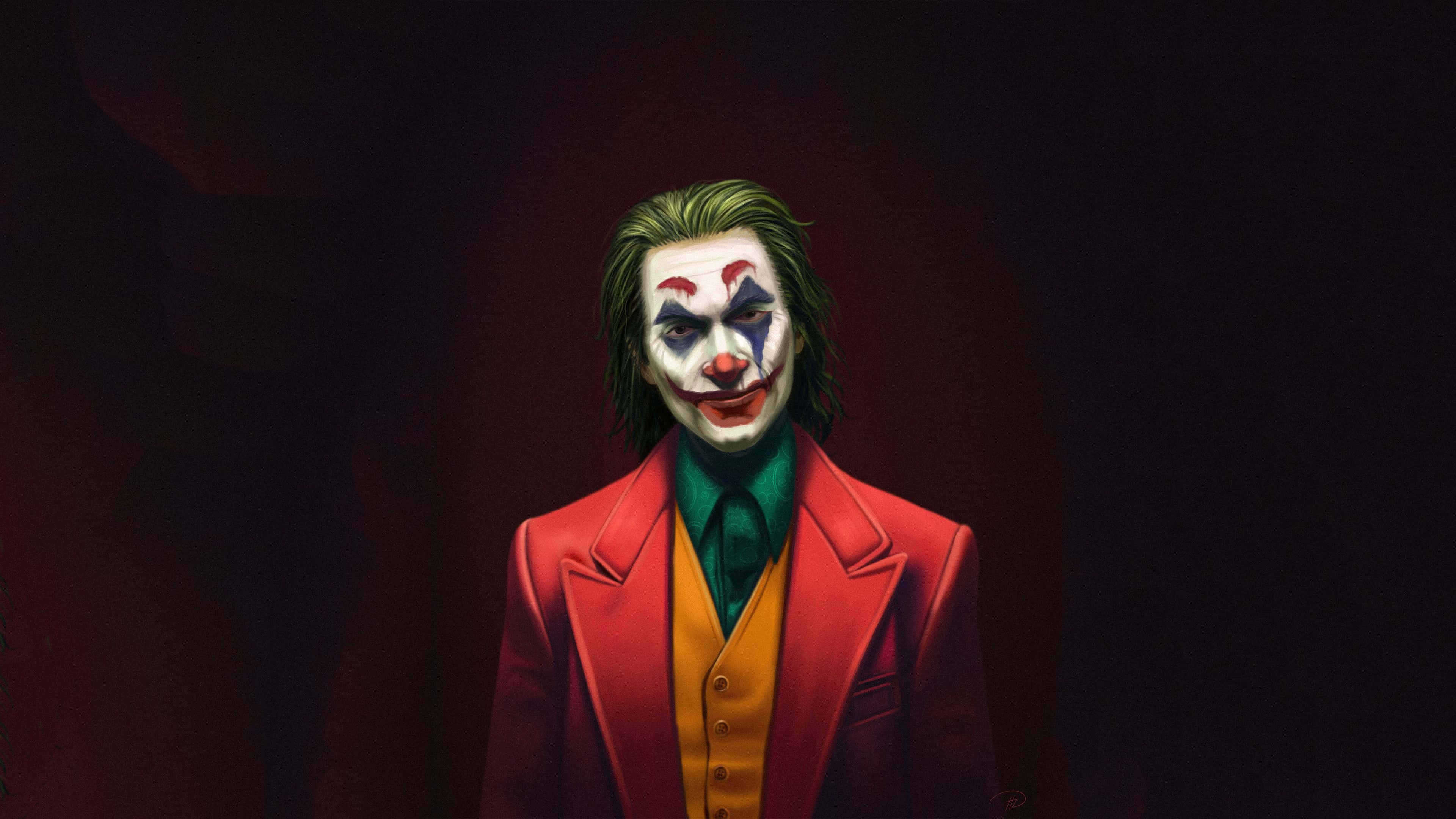 Joker inclinando la cabeza con estilo Fondos de pantalla