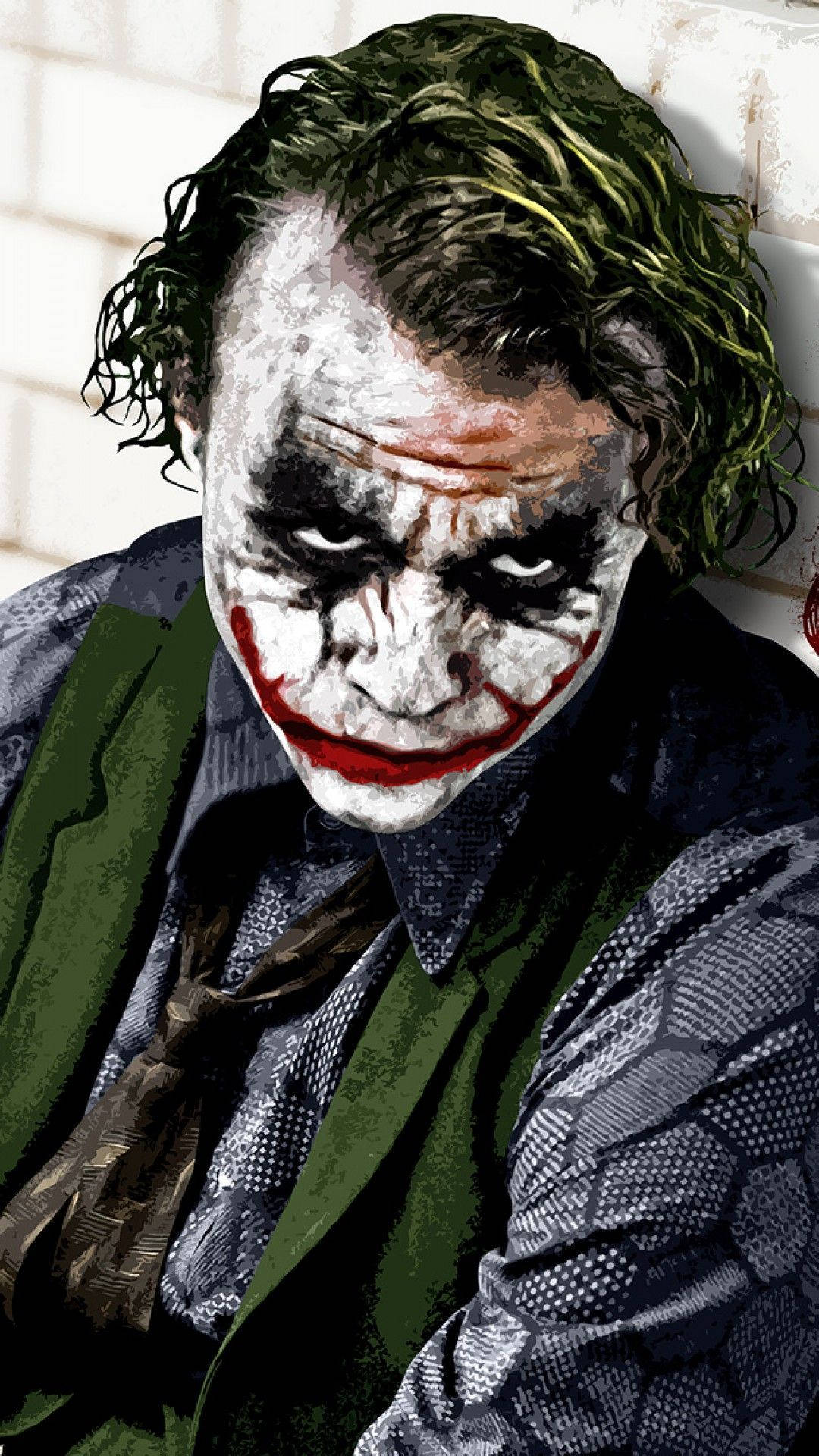 Joker iPhone Mirada Aterradora y Extraña Fondos de pantalla