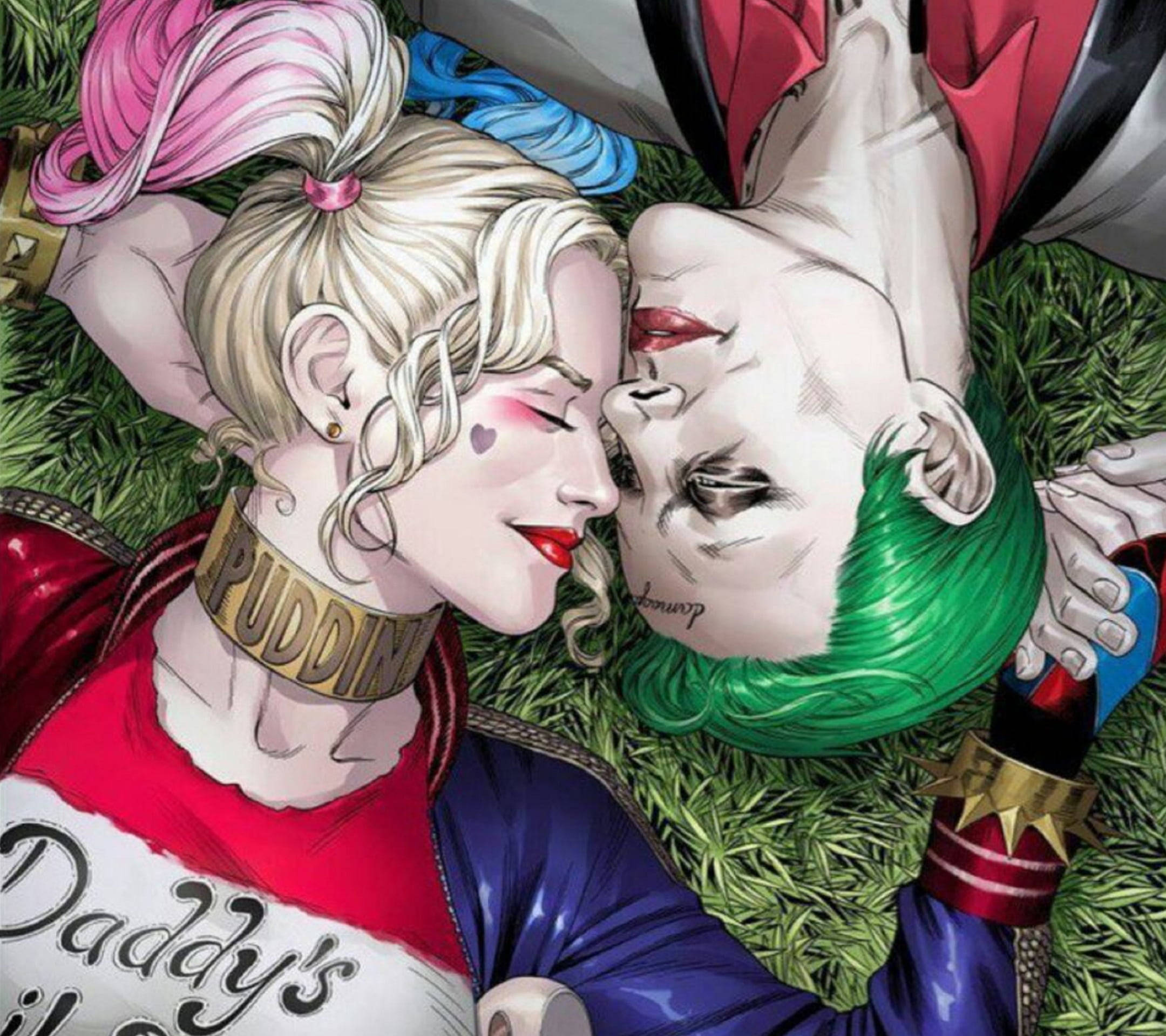 Joker y Harley Quinn al revés Fondos de pantalla