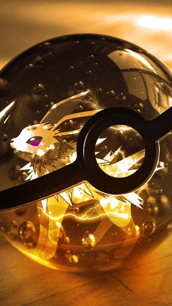 Jolteon en Pokebola Fondos de pantalla