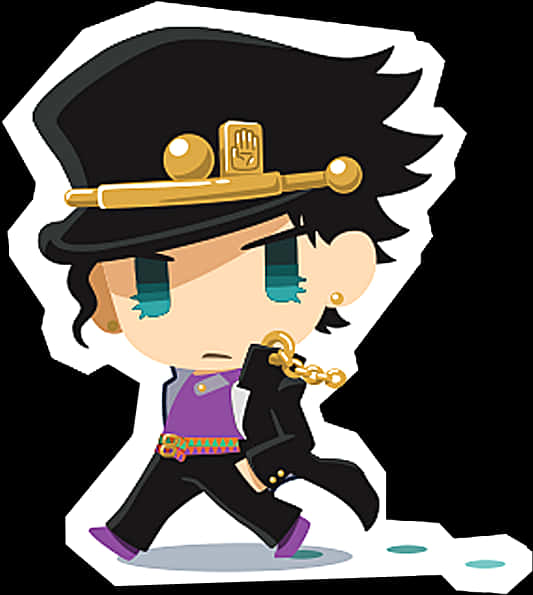 Jotaro Kujo estilo Chibi Fondos de pantalla