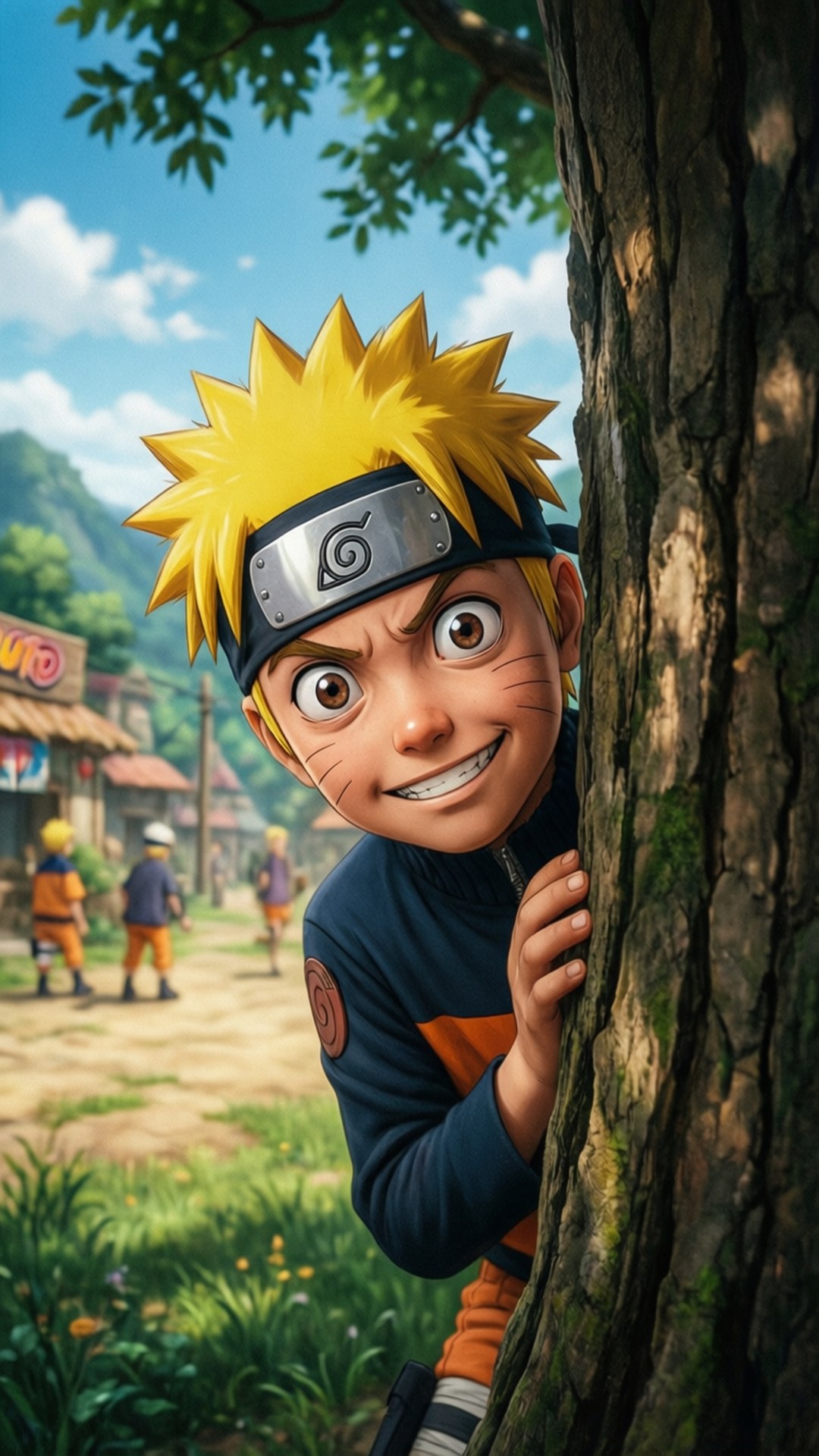 Joven Naruto Juguetón Fondos de pantalla