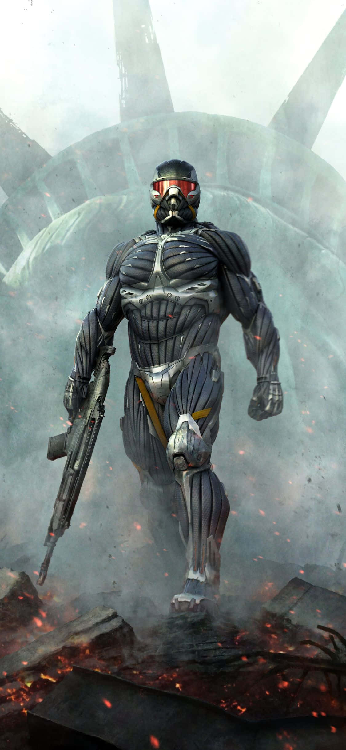 Juega Crysis 3 en tu iPhone X Fondos de pantalla