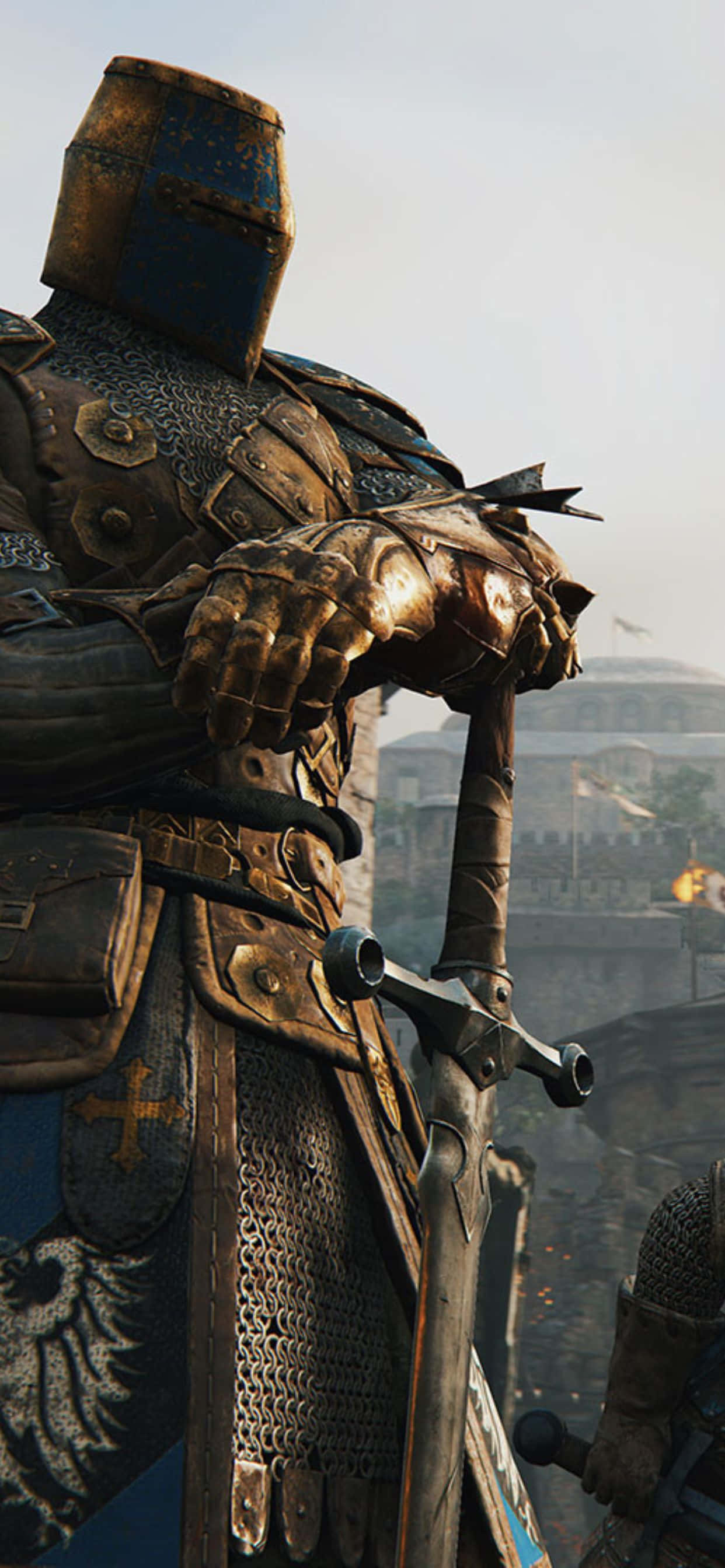 Juega For Honor en el último Apple iPhone XS Max. Fondos de pantalla