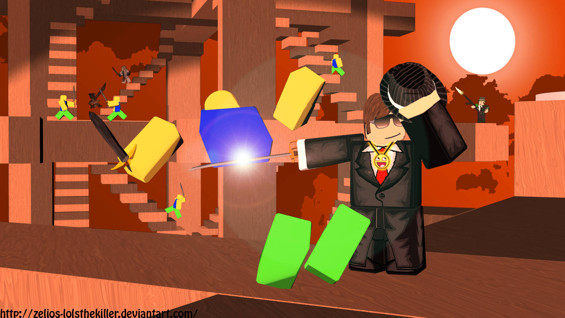 “Juega tu juego favorito con estilo con un avatar de esmoquin en Roblox” Fondos de pantalla