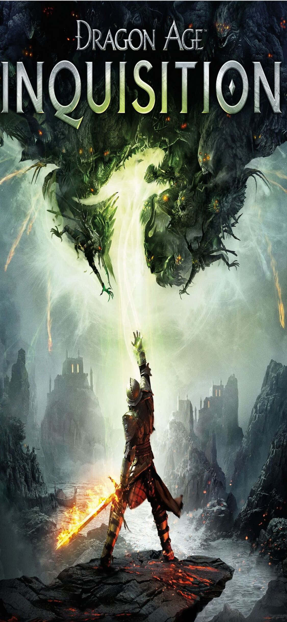 Juego Intenso en tu iPhone Xs con Dragon Age Inquisition Fondos de pantalla