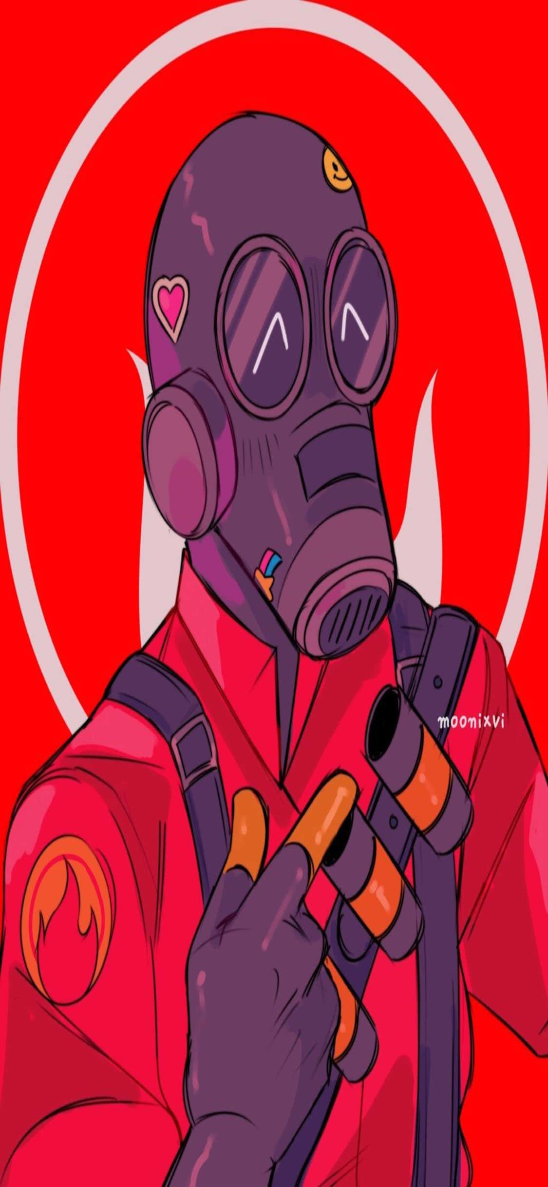 Jugabilidad potente en iPhone XS: Fondo de Team Fortress 2 Fondos de pantalla