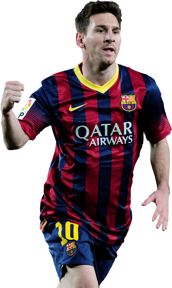 Jugador de fútbol en acción con uniforme del Barcelona Fondos de pantalla