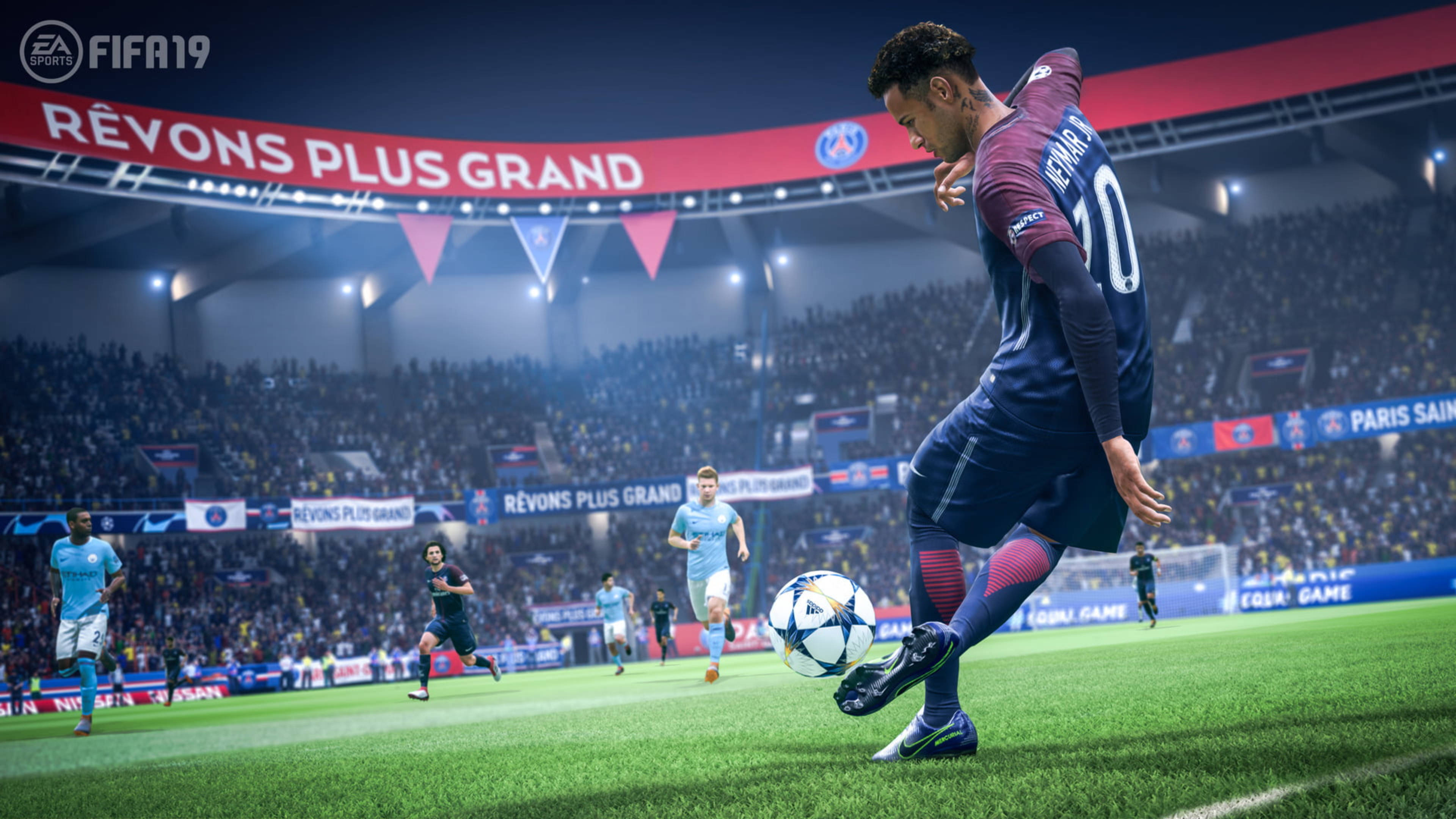 Jugador de Fútbol Neymar FIFA 19 4K Fondos de pantalla