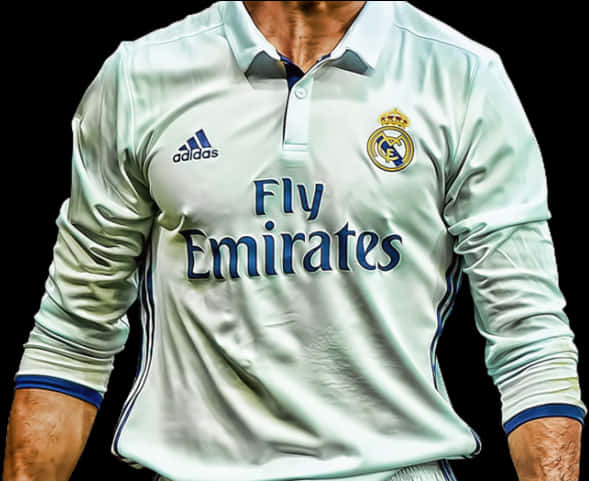 Jugador del Real Madrid con uniforme blanco Fondos de pantalla