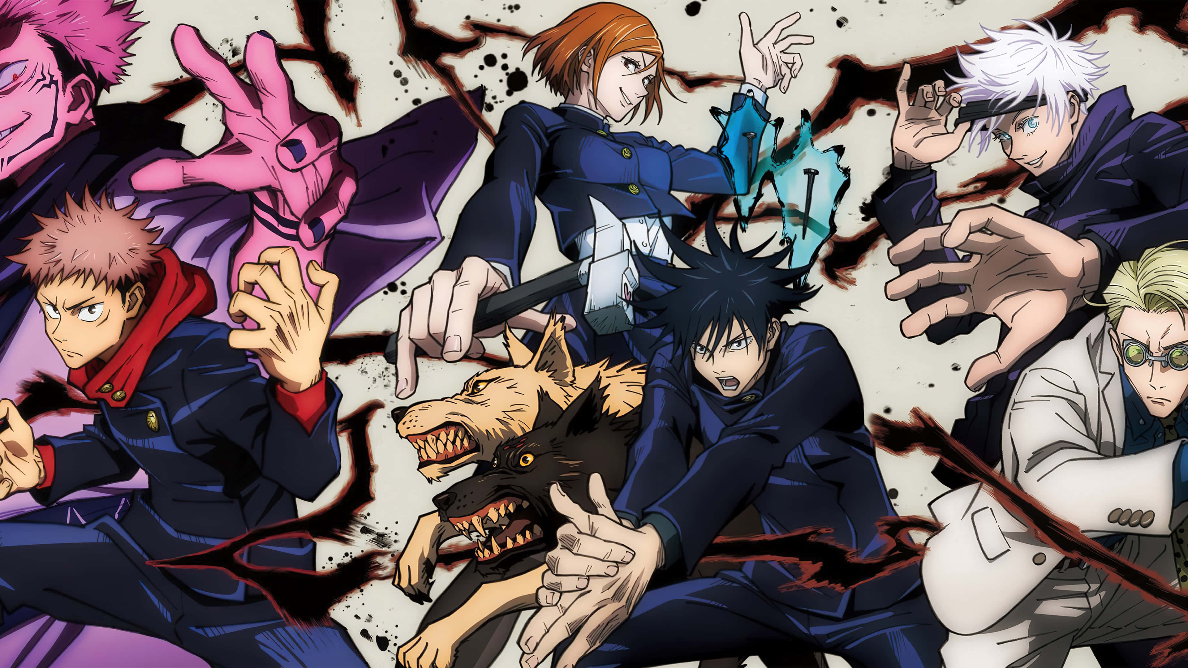 Jujutsu Kaisen Anime Todos los Personajes HD Fondos de pantalla