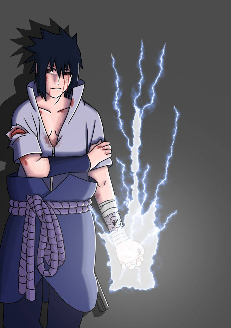 Jutsu de Mano Chidori ultrarrápido de Sasuke Uchiha Fondos de pantalla