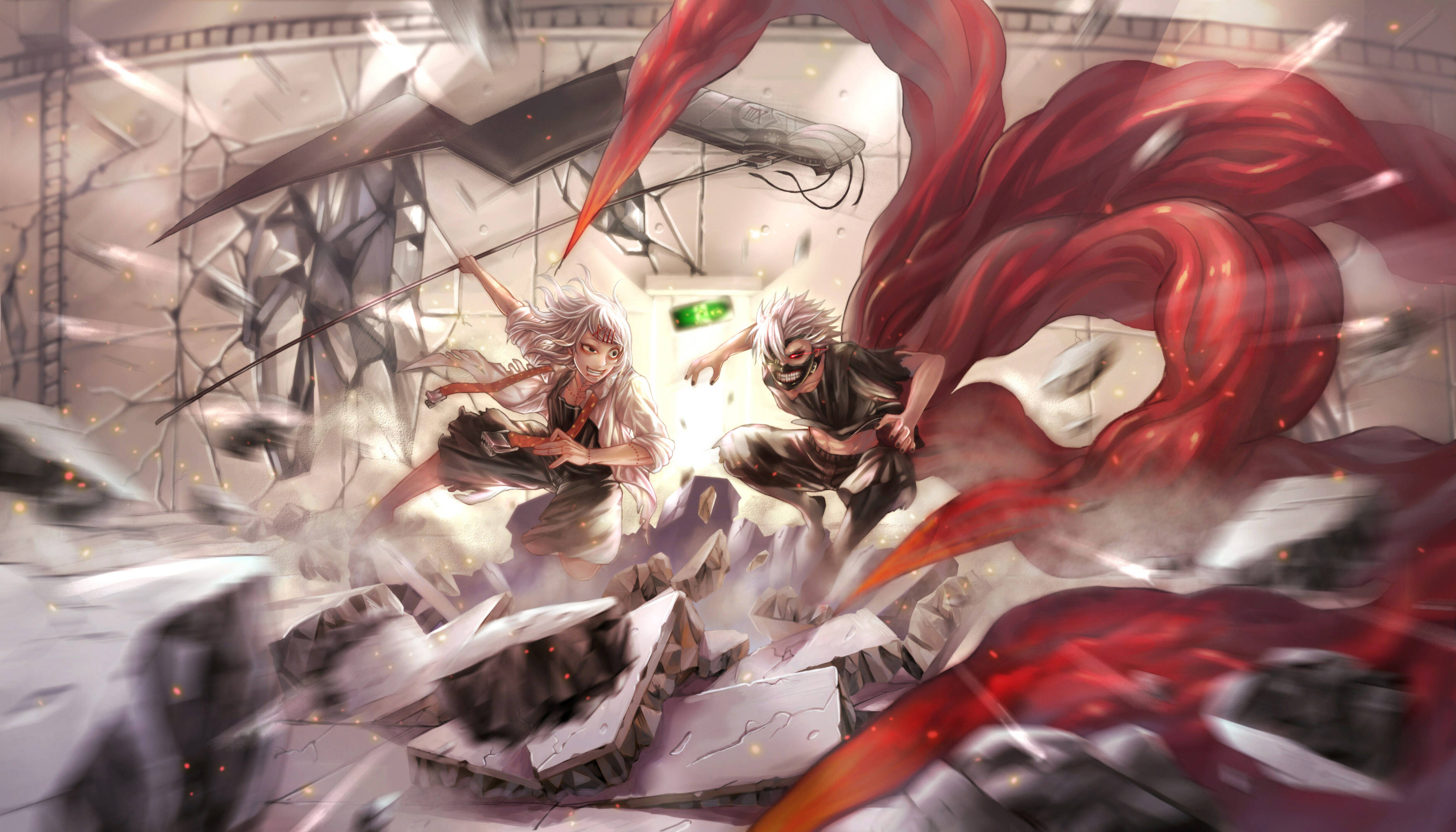 Juuzou Tokyo Ghoul al Inicio de una Nueva Batalla Fondos de pantalla