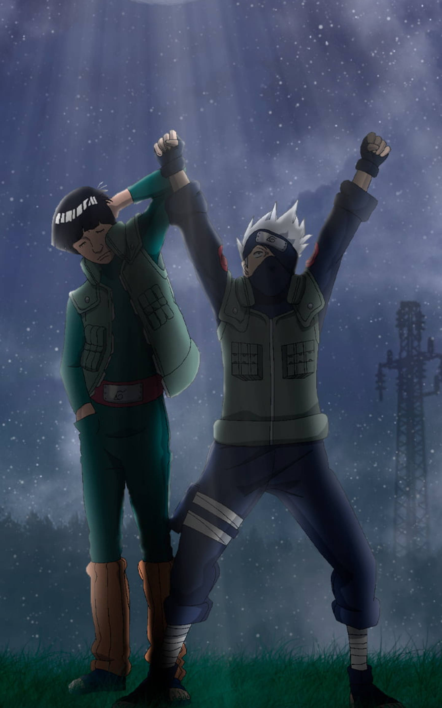 Kakashi Genial y Guy Fondos de pantalla