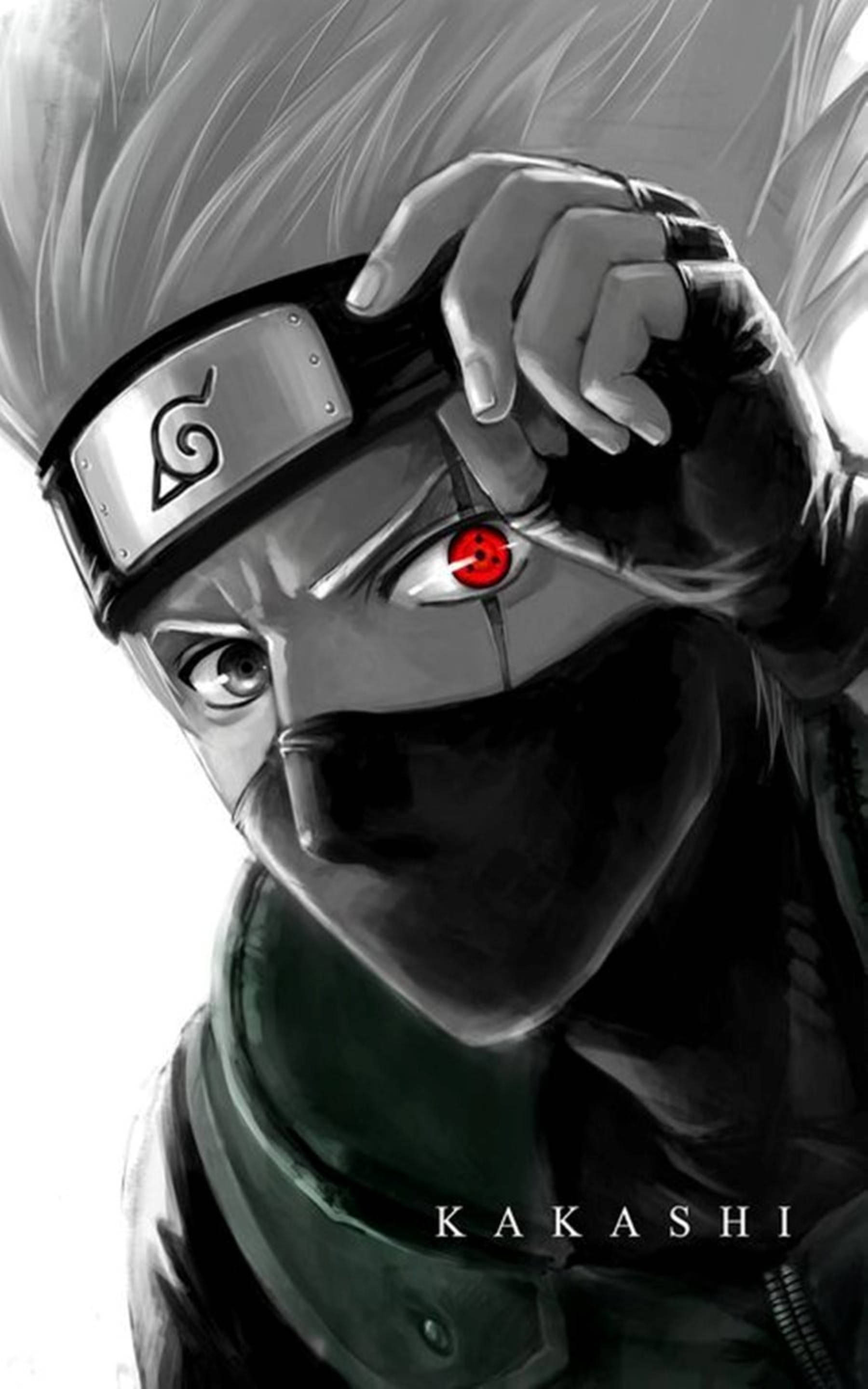 Kakashi Ojo Rojo Genial Fondos de pantalla