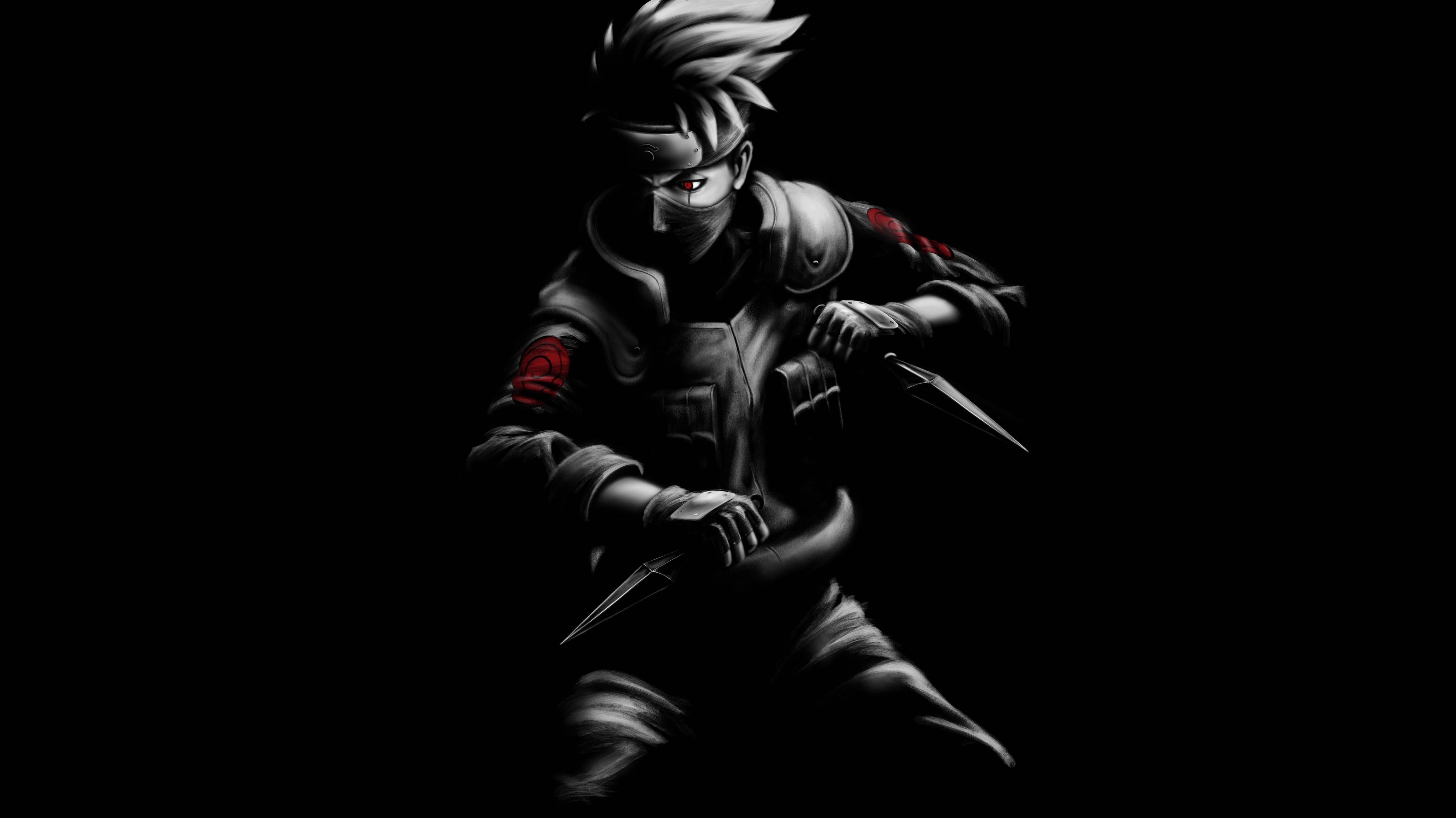 Kakashi Oscuro Naruto 4K Fondos de pantalla