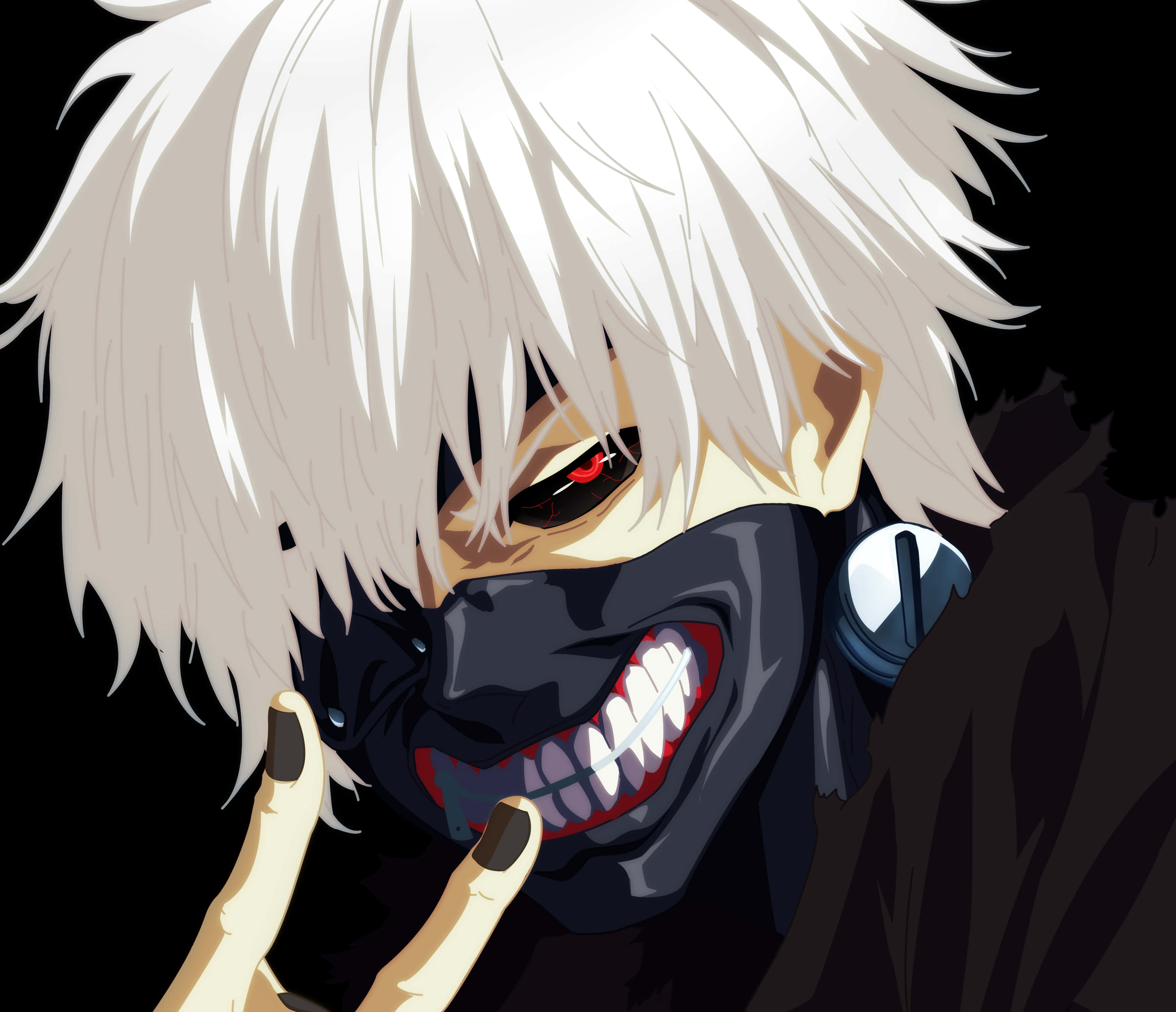 Kaneki con señal de paz Fondos de pantalla
