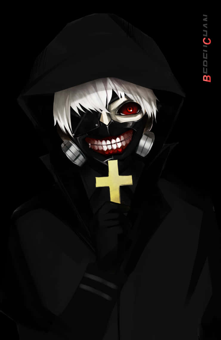 Kaneki Ken de Tokyo Ghoul con sudadera negra Fondos de pantalla
