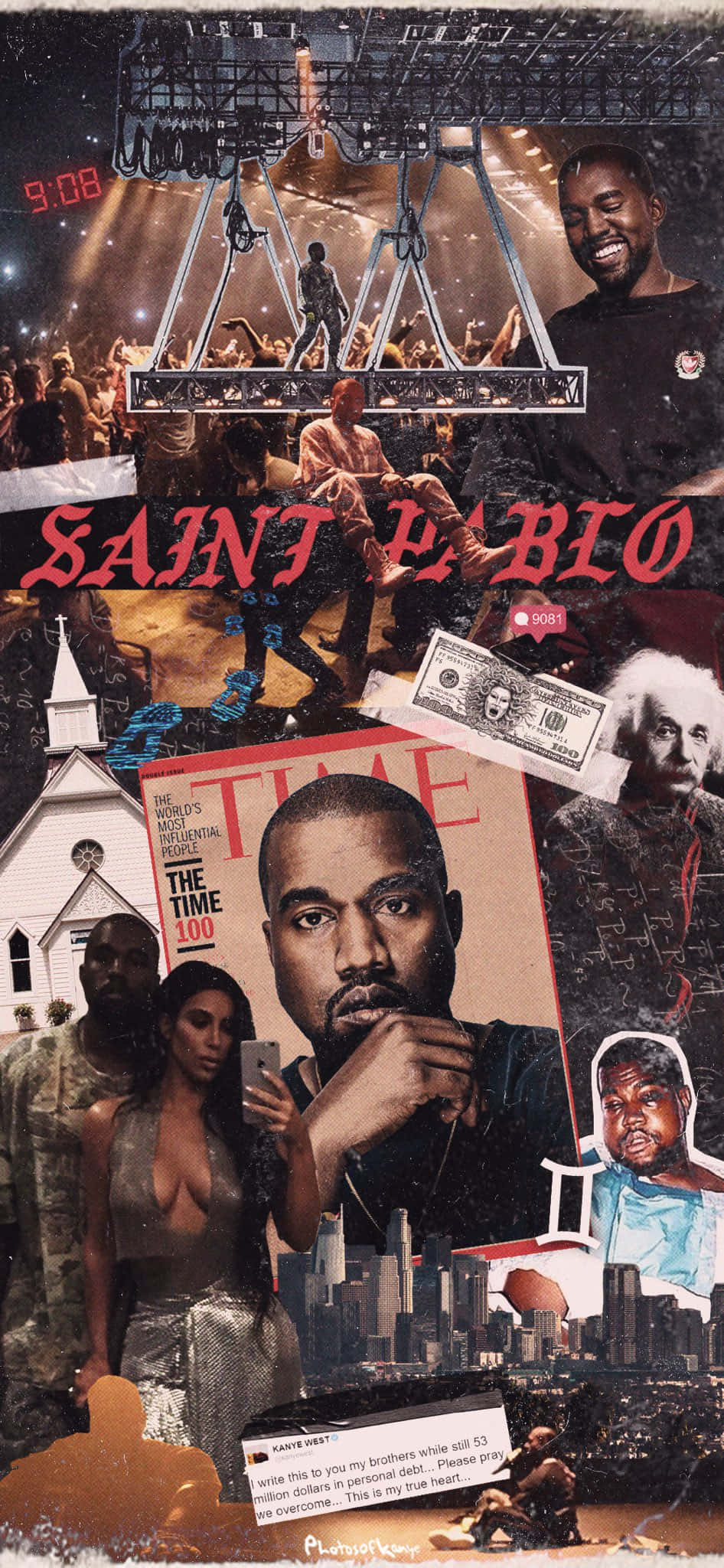Kanye West en la fiesta de escucha de The Life of Pablo Fondos de pantalla